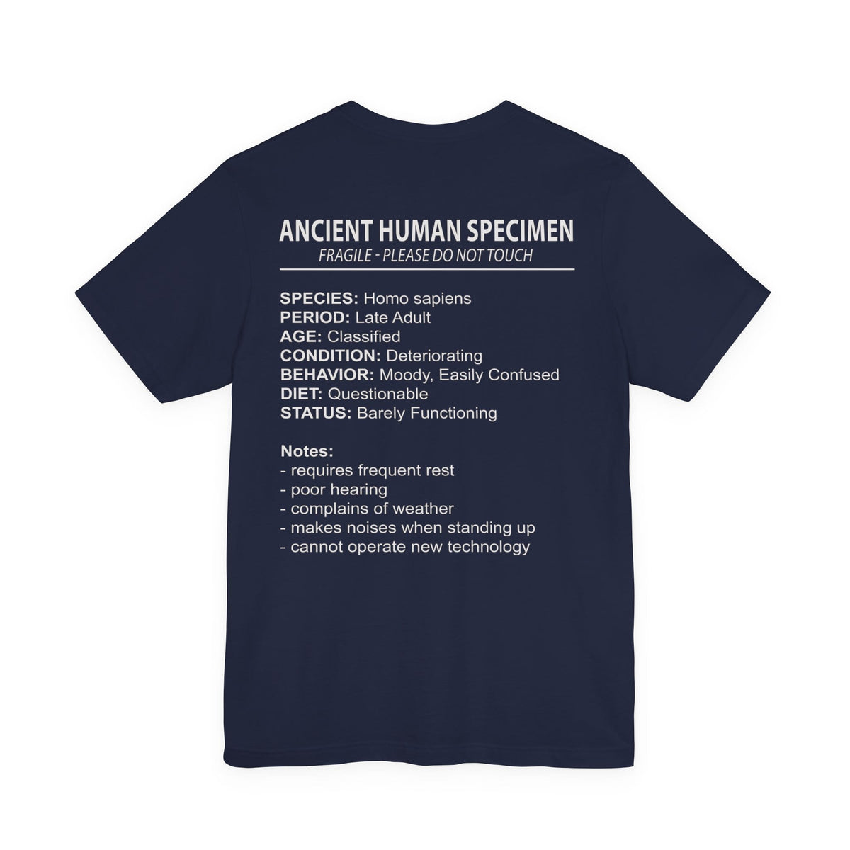 Ancient Human Specimen Double Sided T-Shirt
