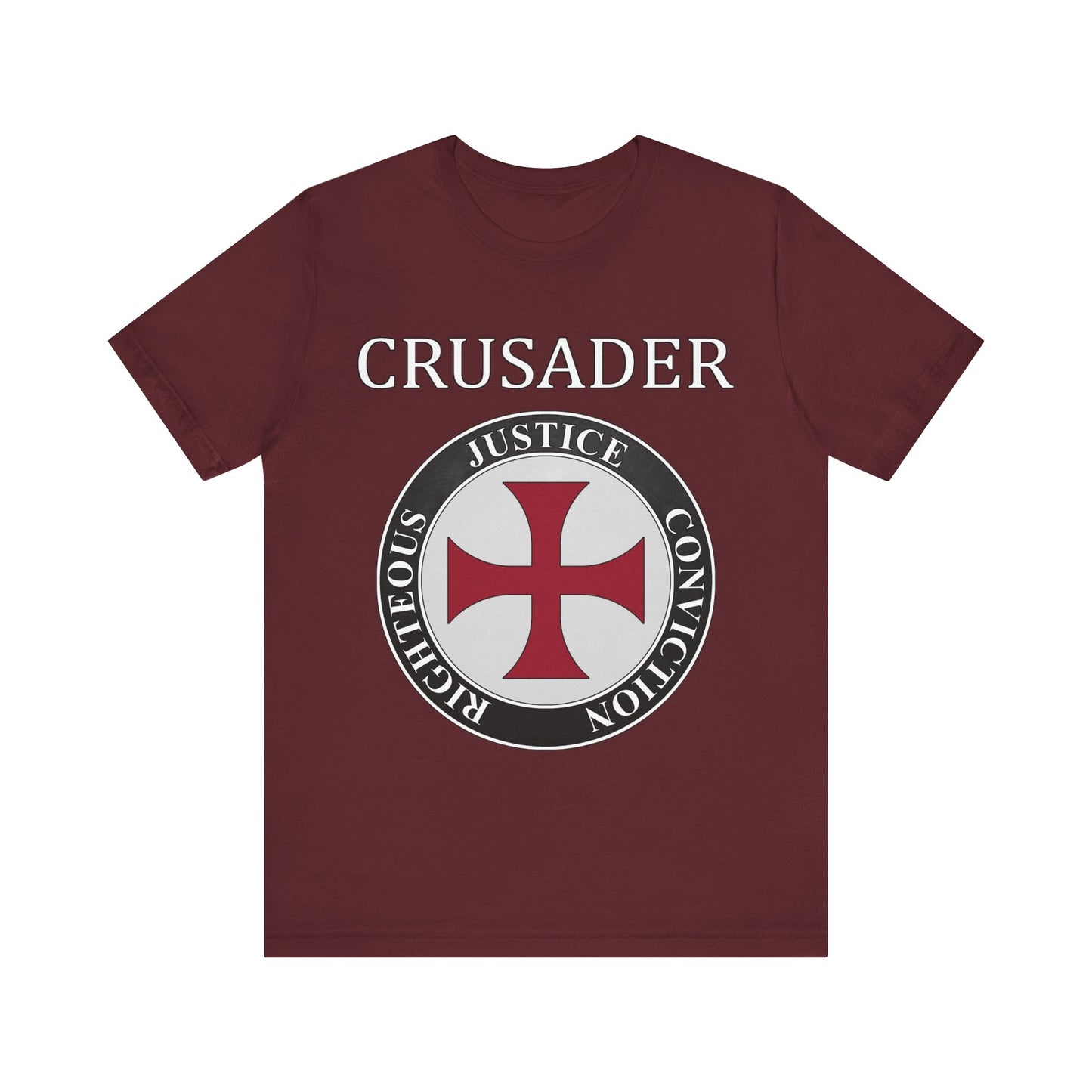 Crusader Symbol - Medieval Knight Shield Virtues T-shirt
