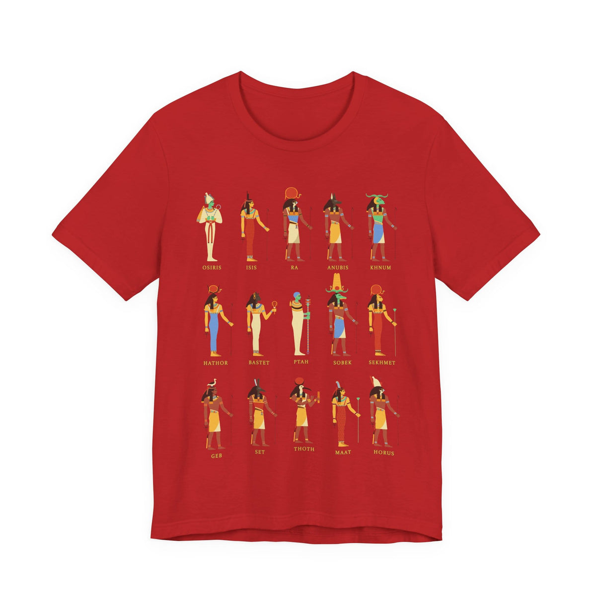 Red / S Egyptian Gods T-Shirt