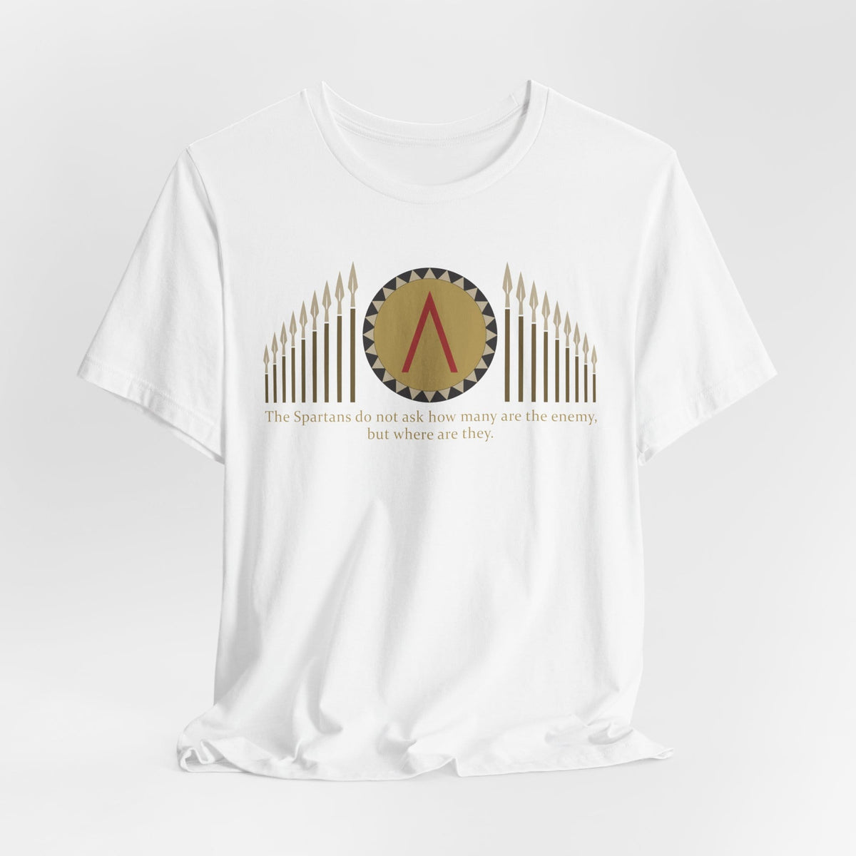 Spartans Plutarch Quote T-Shirt