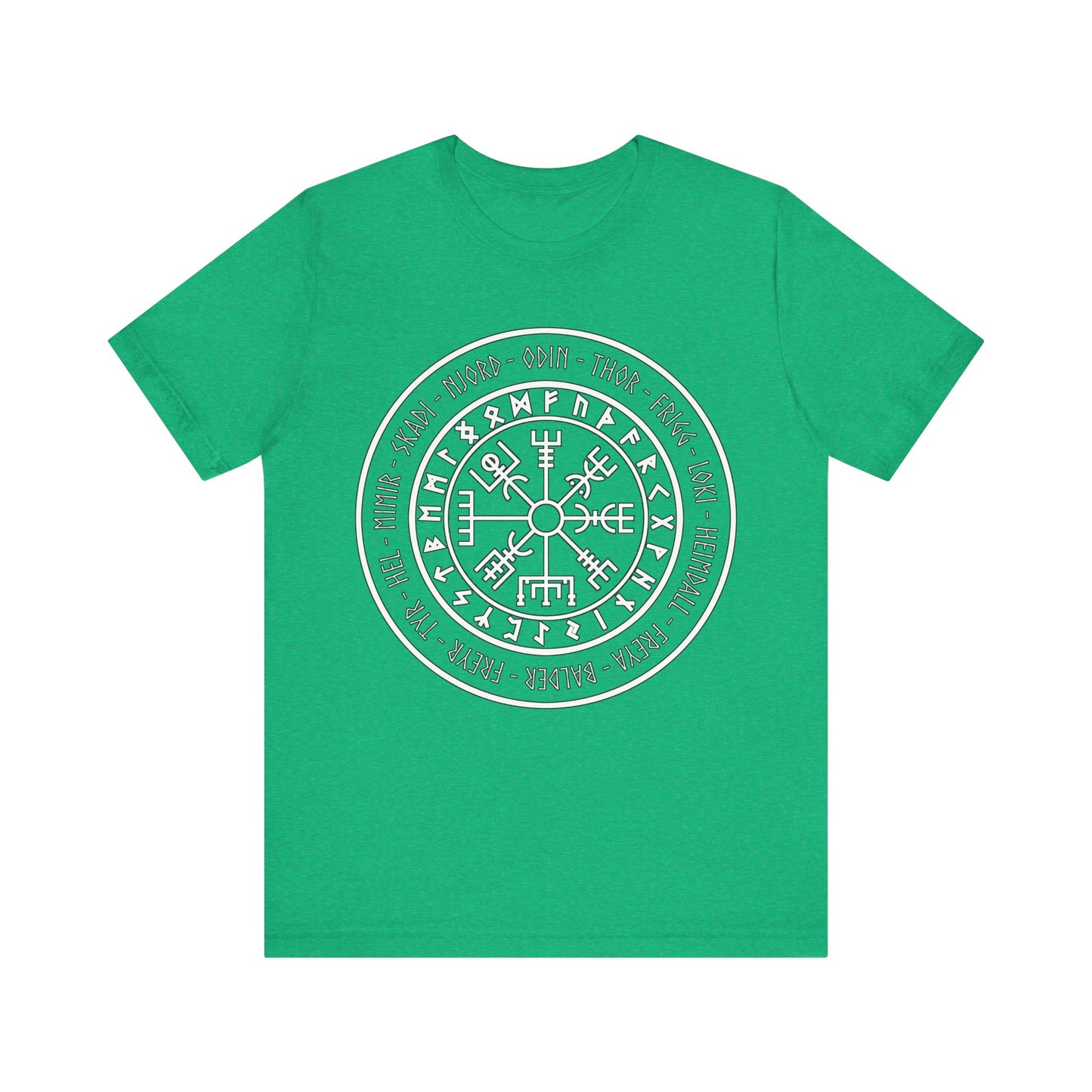 Viking Gods and Goddesses Vegvisir Symbol T-Shirt