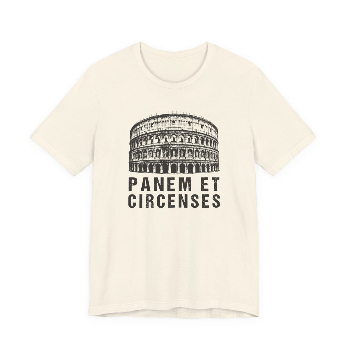 Natural / S Panem Et Circenses Colosseum T-Shirt