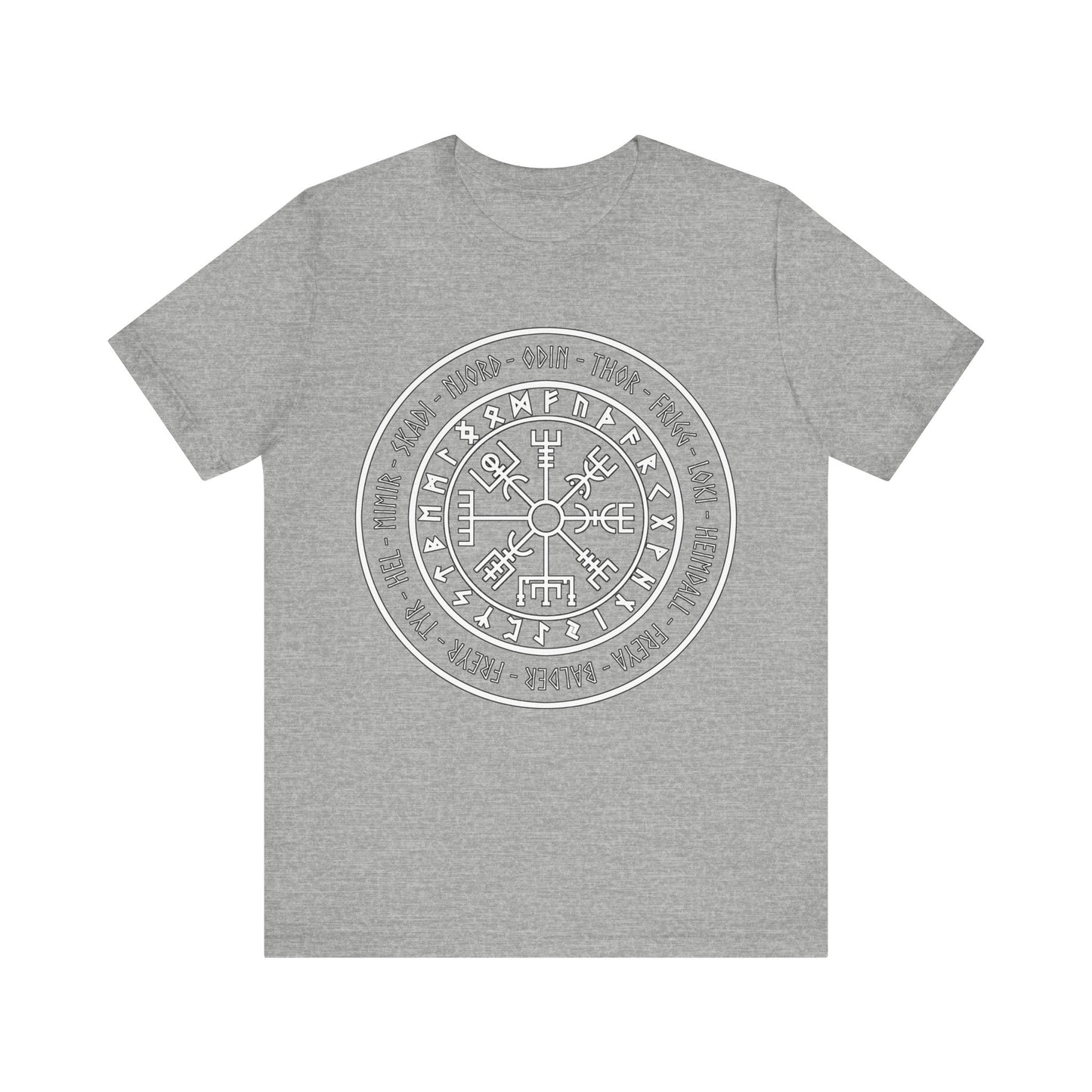 Viking Gods and Goddesses Vegvisir Symbol T-Shirt