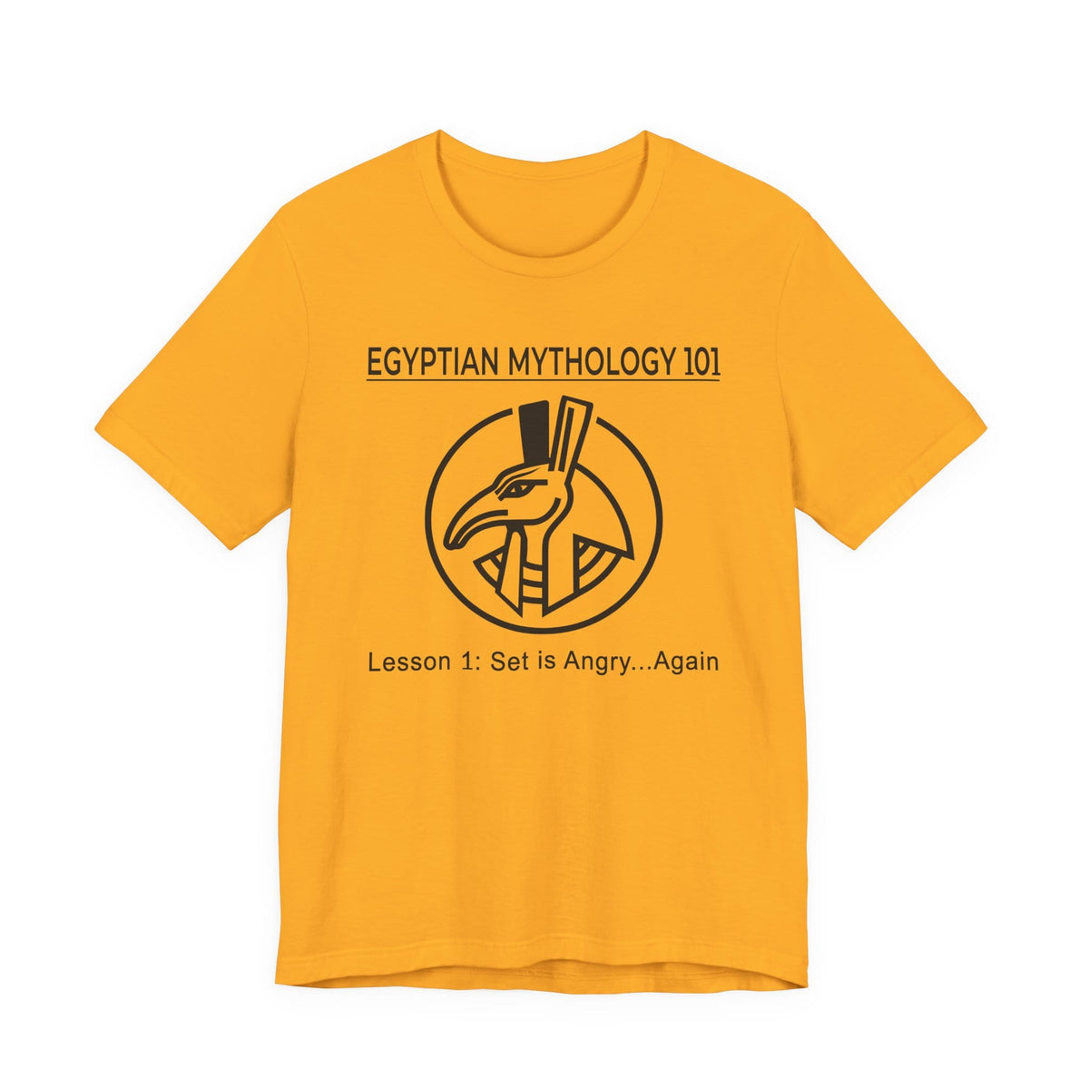 Gold / S Egyptian Mythology 101 T-Shirt