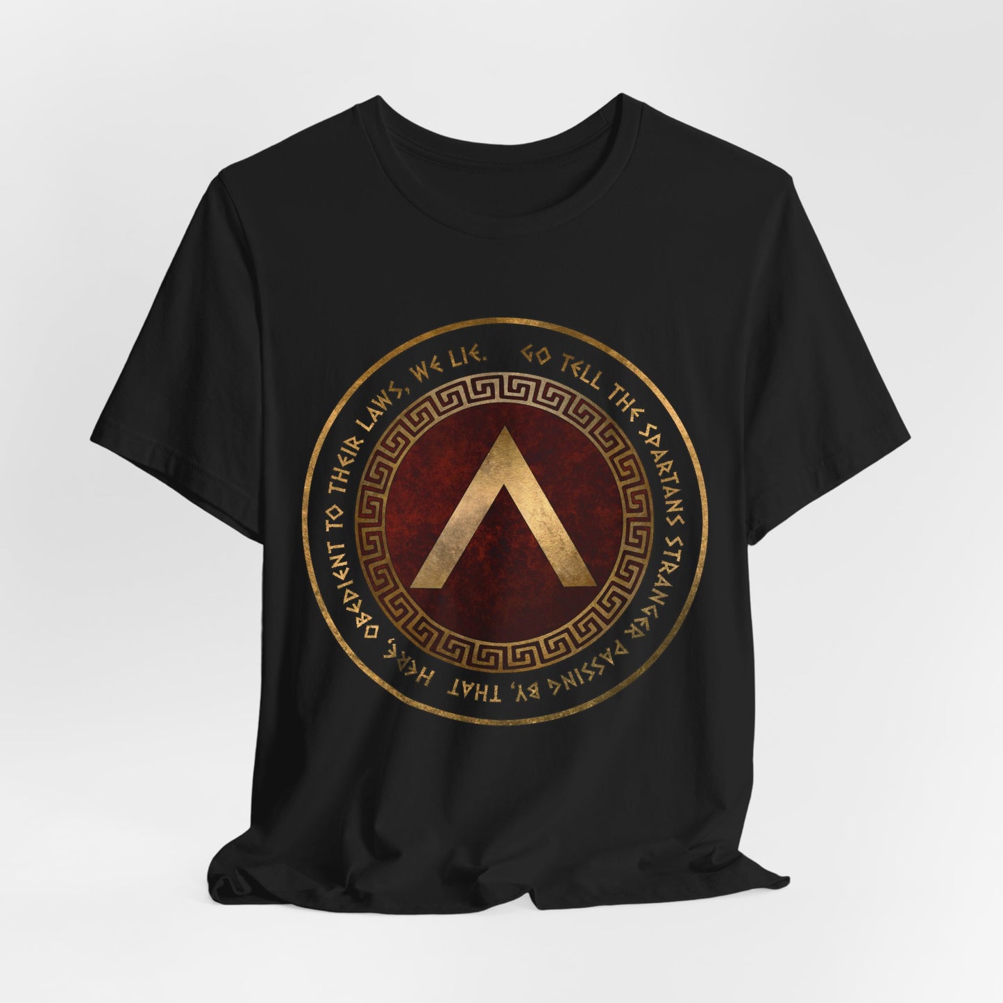 Sparta Battle of Thermopylae Epitaph T-Shirt