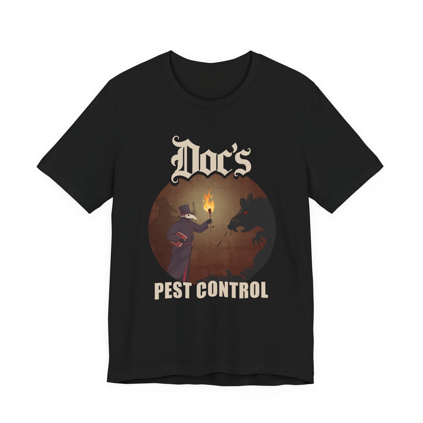 Doc's Pest Control - Black Death T-Shirt
