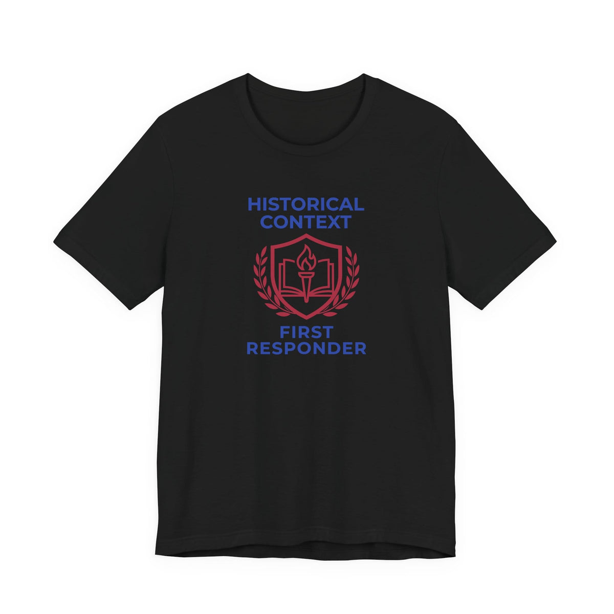 Black / S Historical Context First Responder T-Shirt