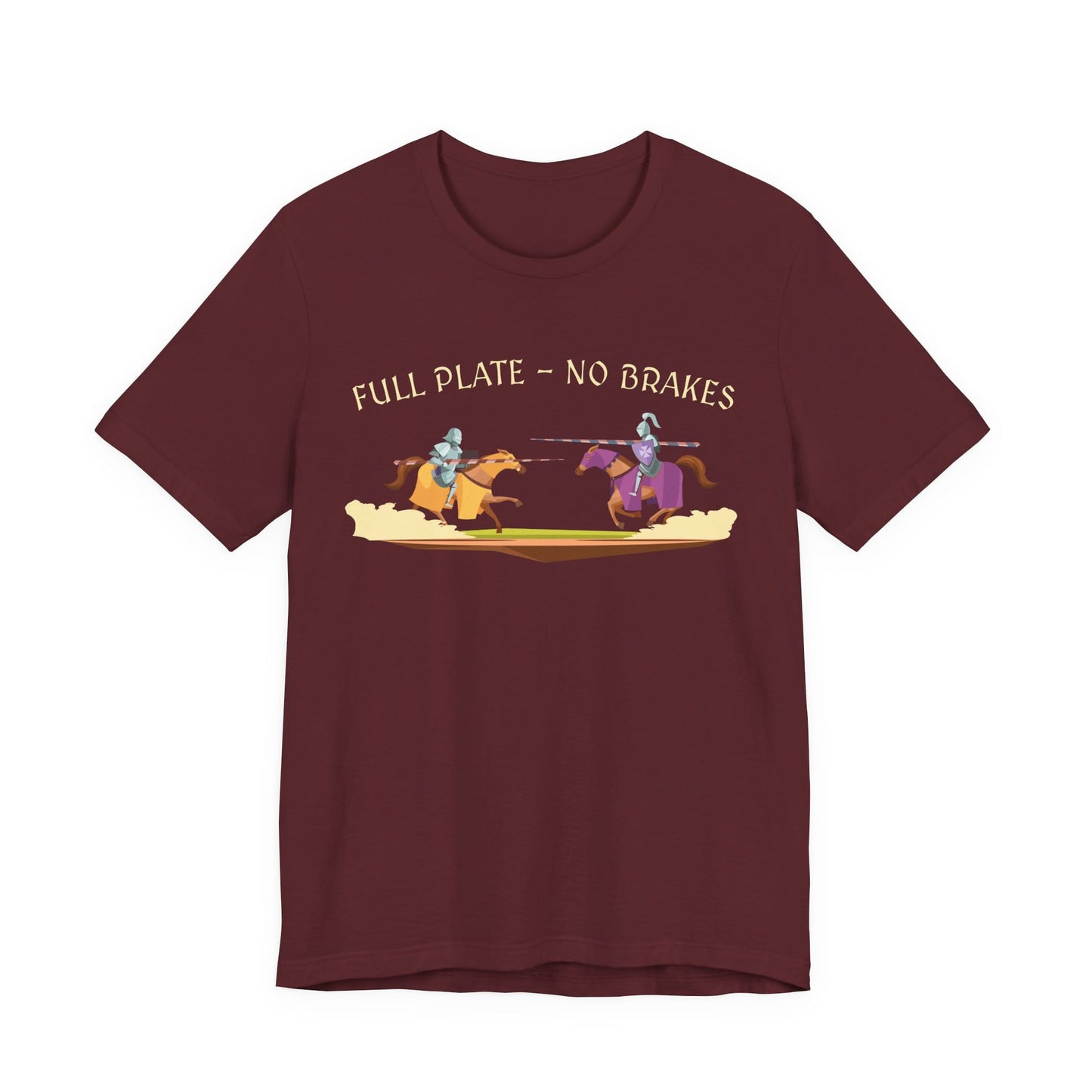 Full Plate No Brakes Jousting T-Shirt