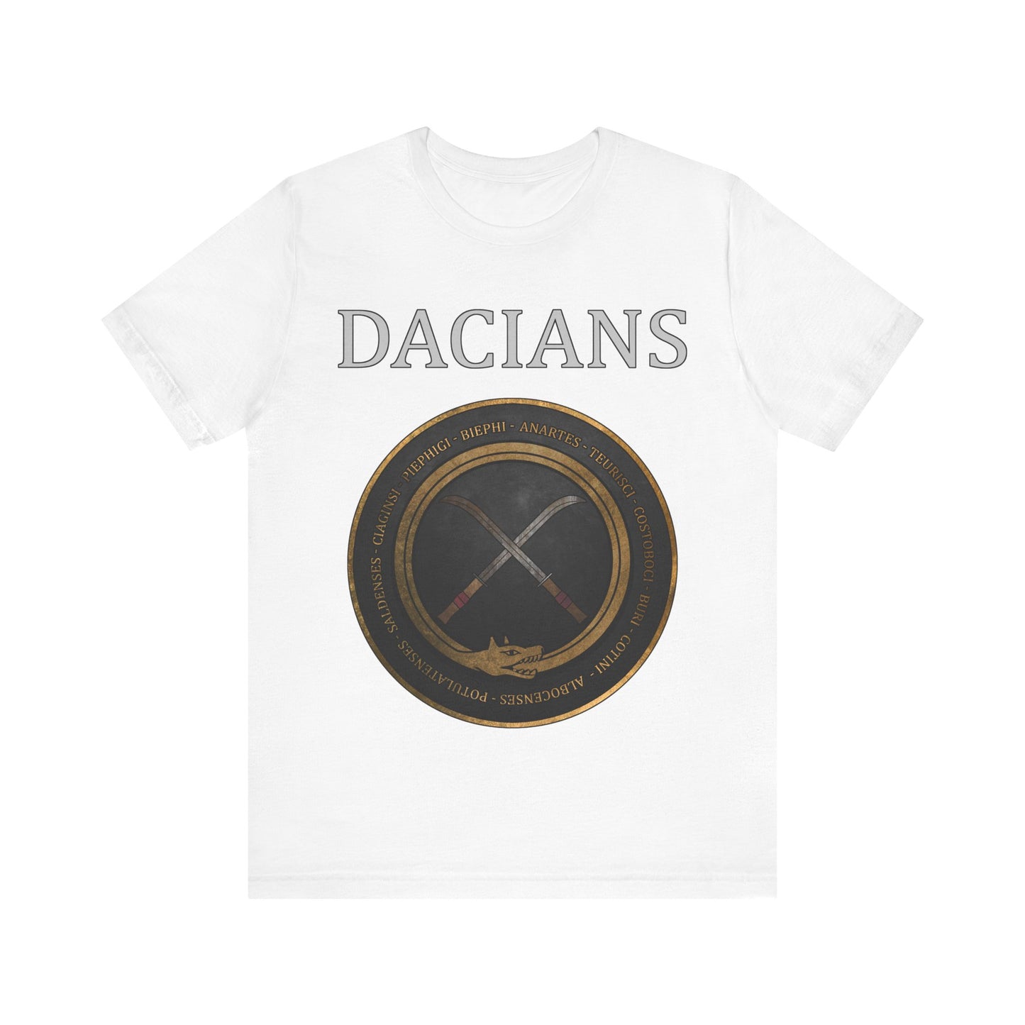 Dacia - Ancient Dacian Tribes - Draco and Falx Symbol T-Shirt