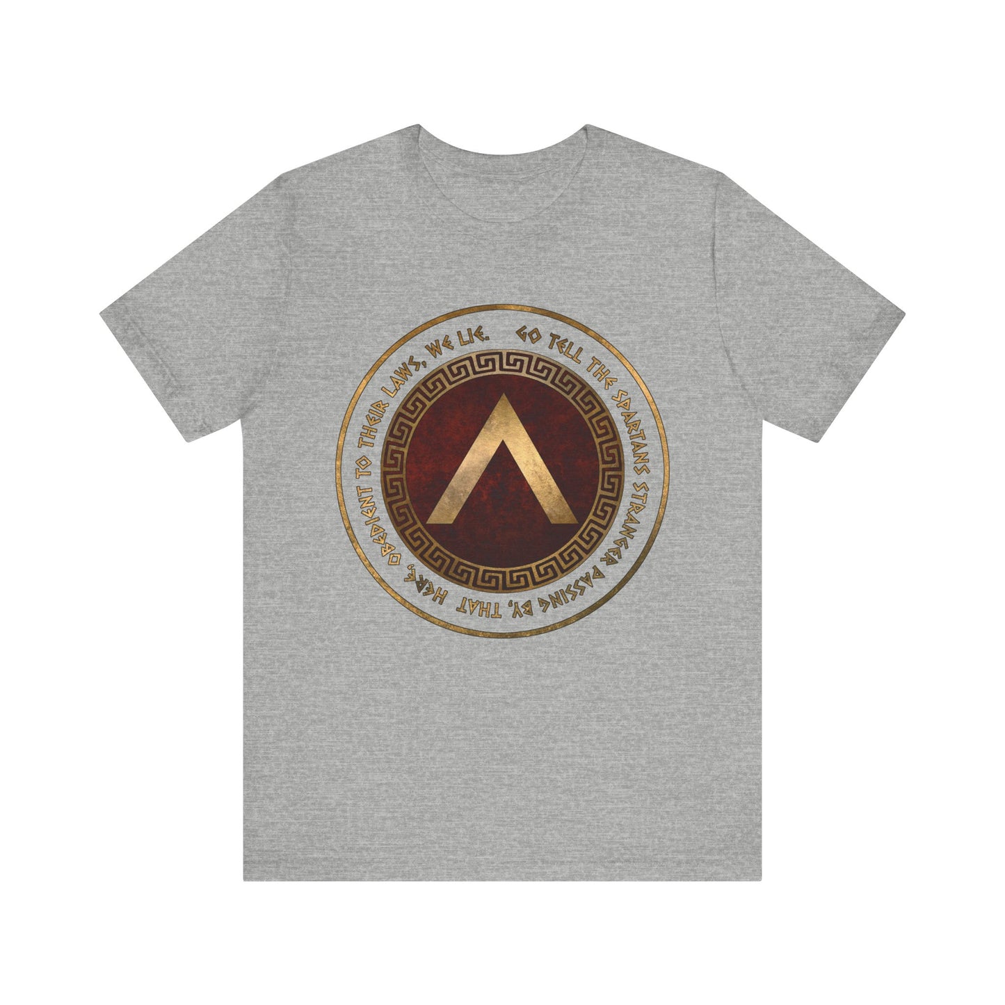 Sparta Battle of Thermopylae Epitaph T-Shirt