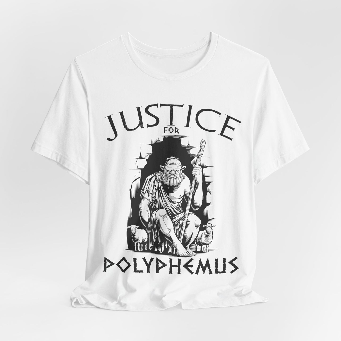 Justice For Polyphemus - The Odyssey - Funny Greek Mythology T-Shirt