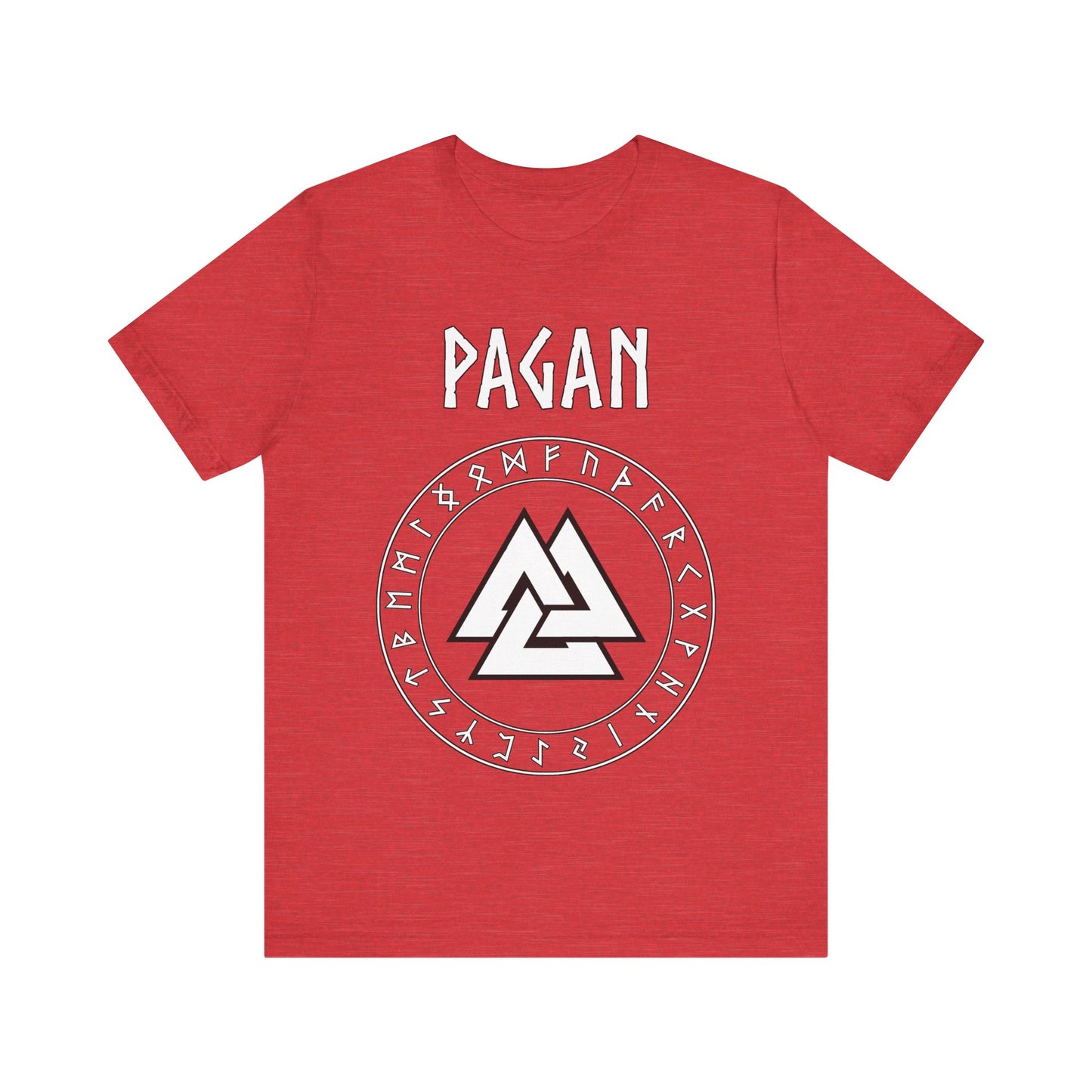 Pagan Norse Paganism Valknut with Runes T-Shirt