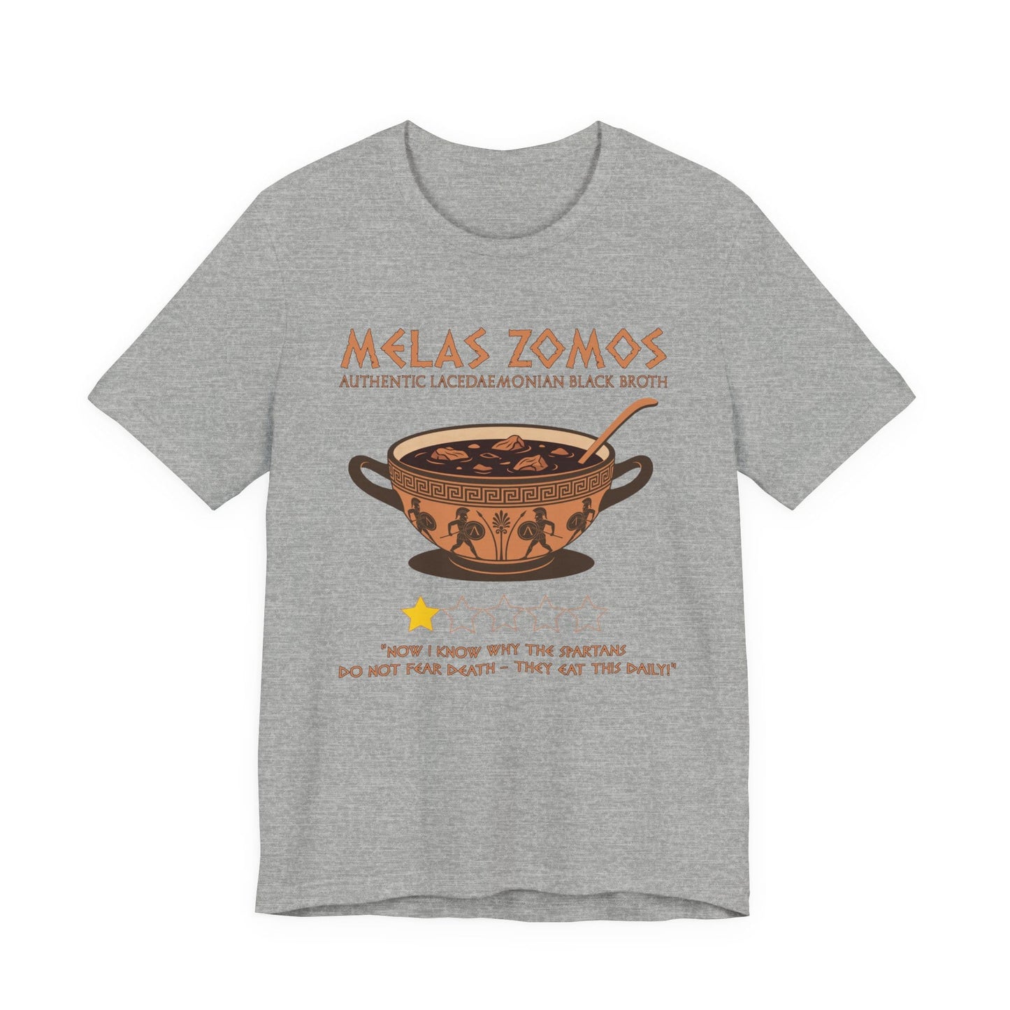 Spartan Melas Zomos 1 Star Review T-Shirt