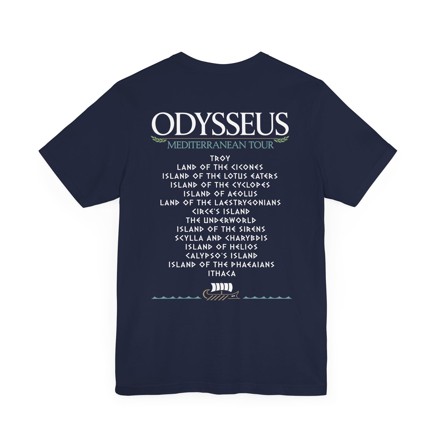 Odysseus Mediterranean Tour - The Odyssey Double Sided T-Shirt
