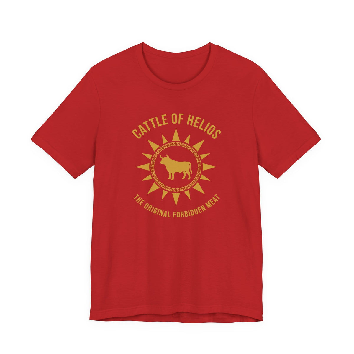 Red / S Cattle of Helios Odyssey T-Shirt