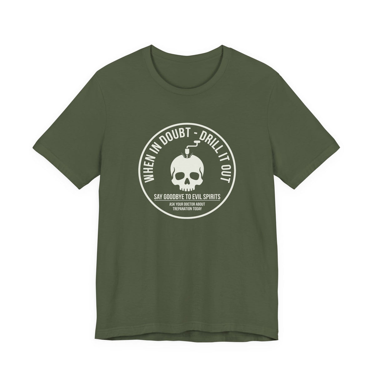 Military Green / S Trepanation T-Shirt