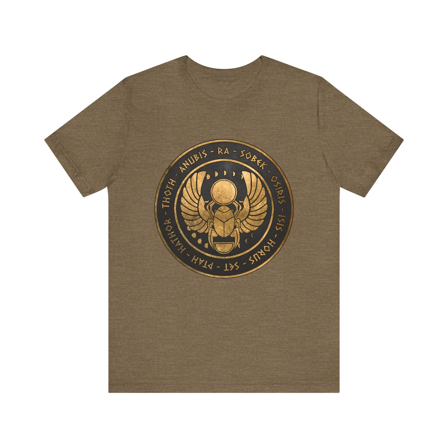Egyptian Gods - Ancient Gods of Egypt - Khepri Beetle Symbol T-Shirt
