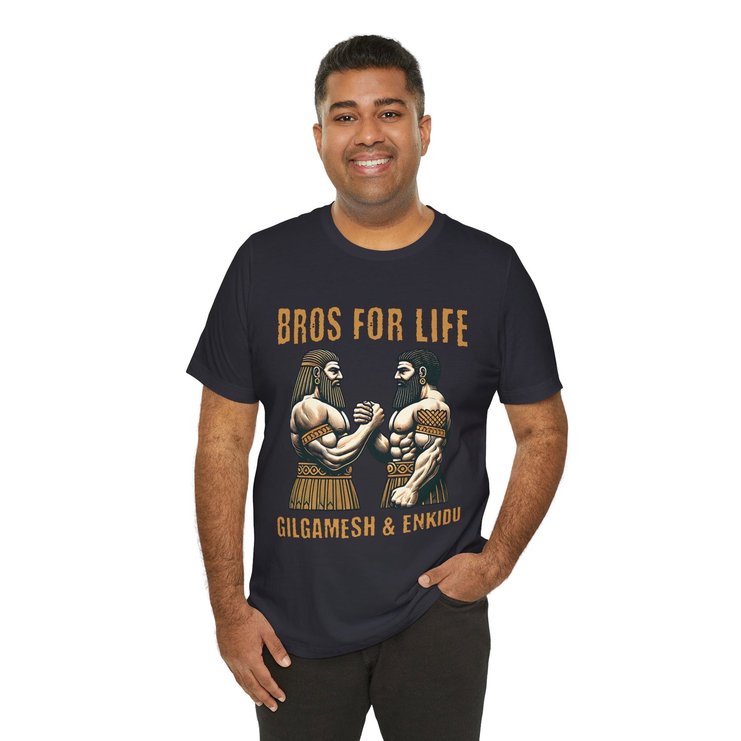 Gilgamesh and Enkidu Bros for Life T-Shirt
