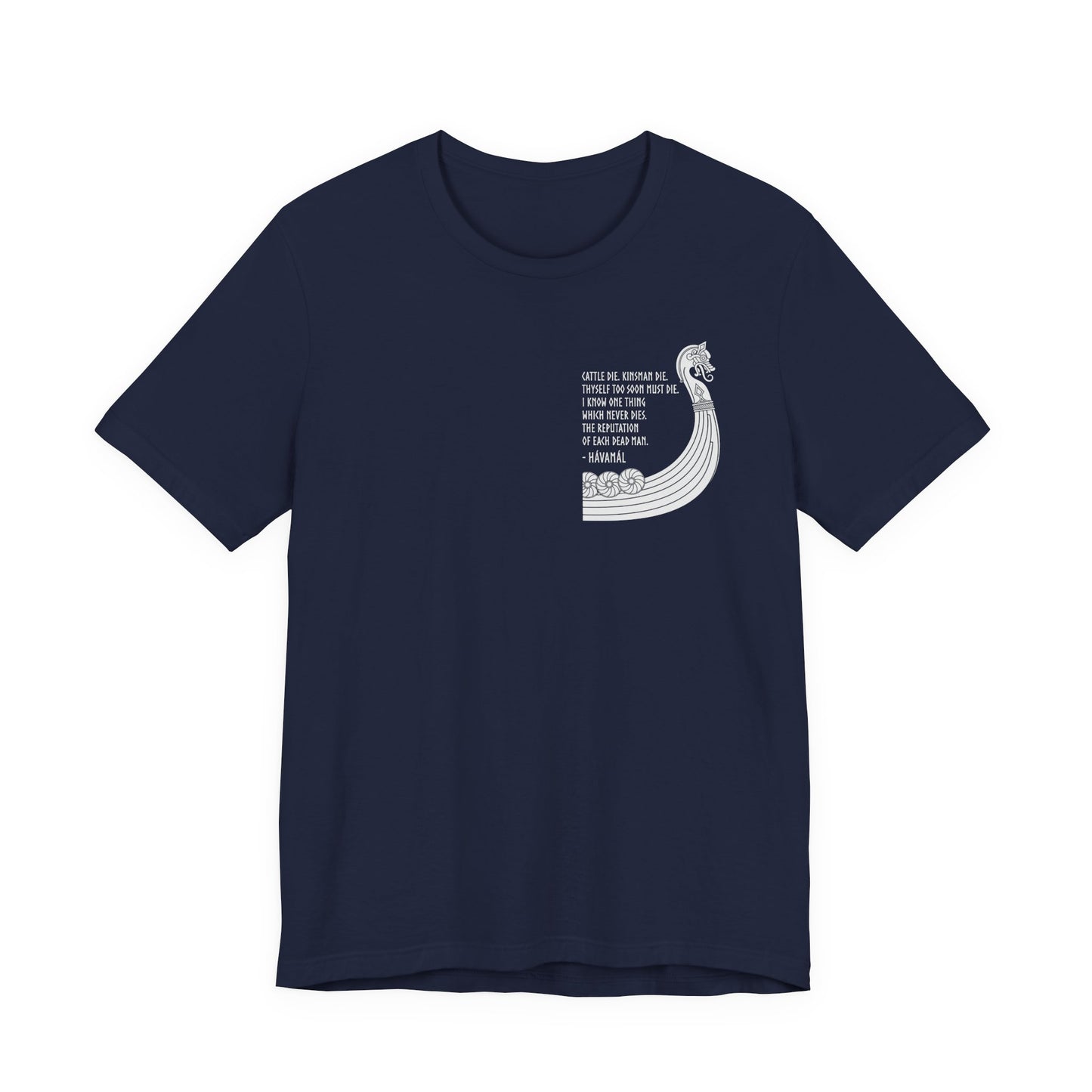 Hávamál Quote Double Sided T-Shirt