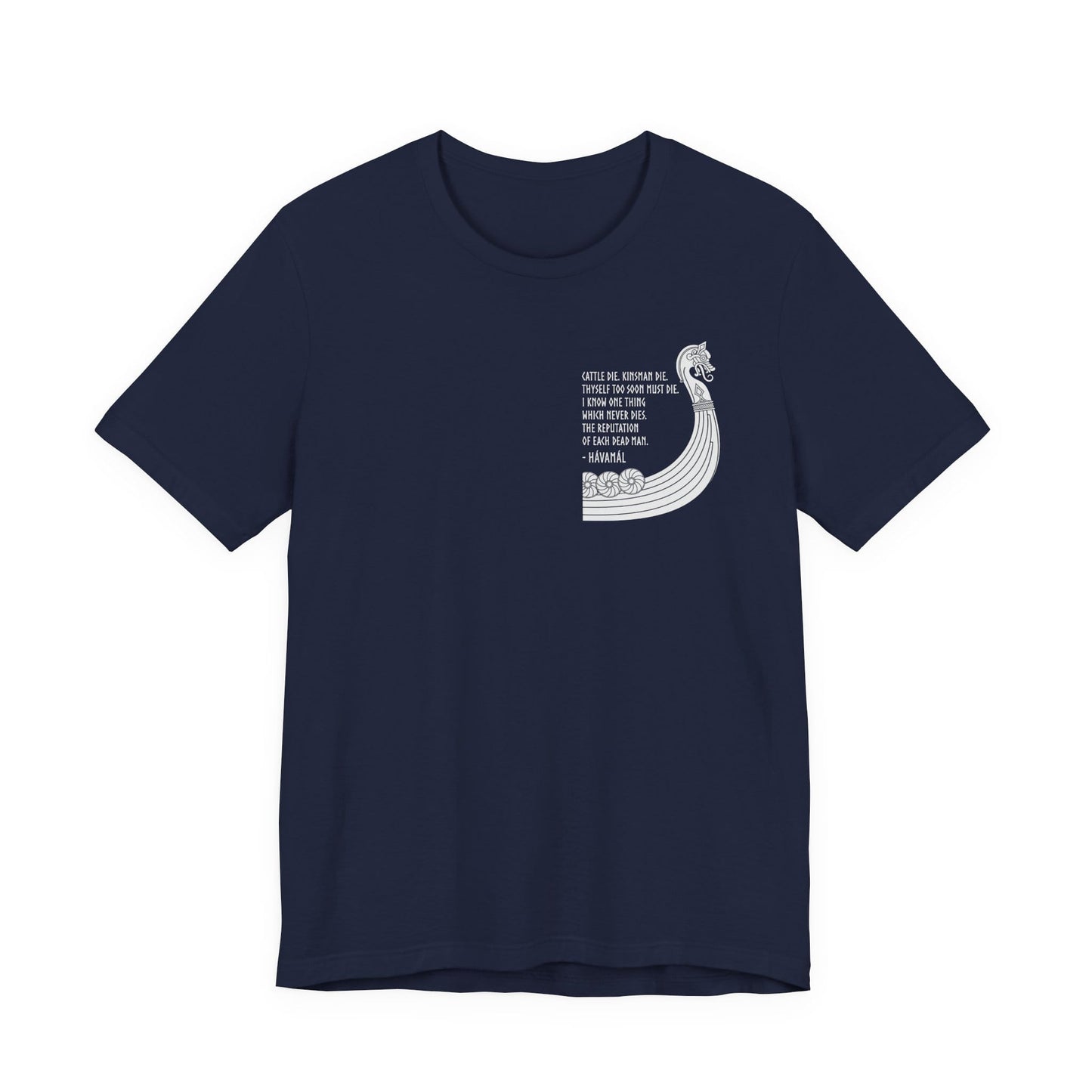 Hávamál Quote Double Sided T-Shirt