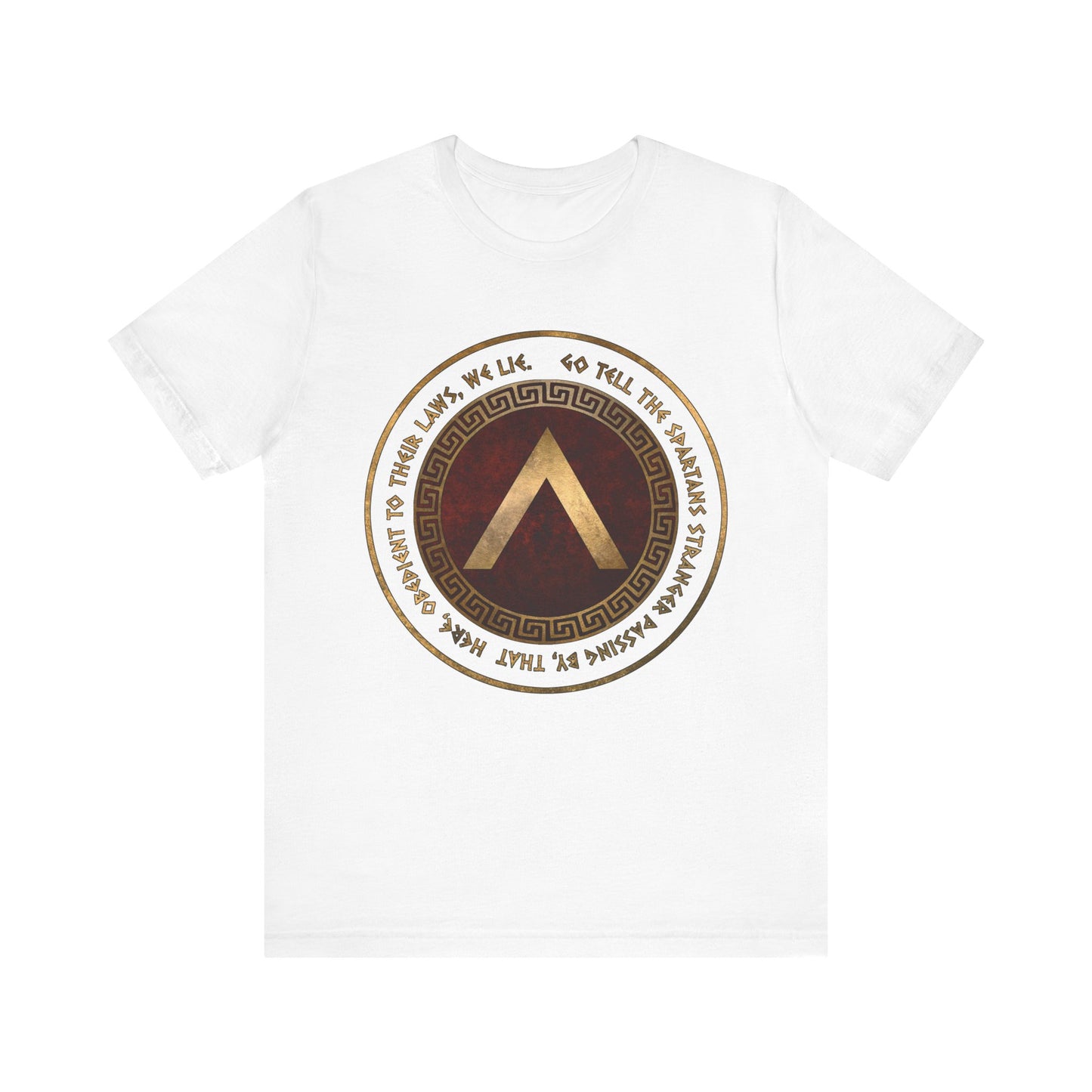 Sparta Battle of Thermopylae Epitaph T-Shirt
