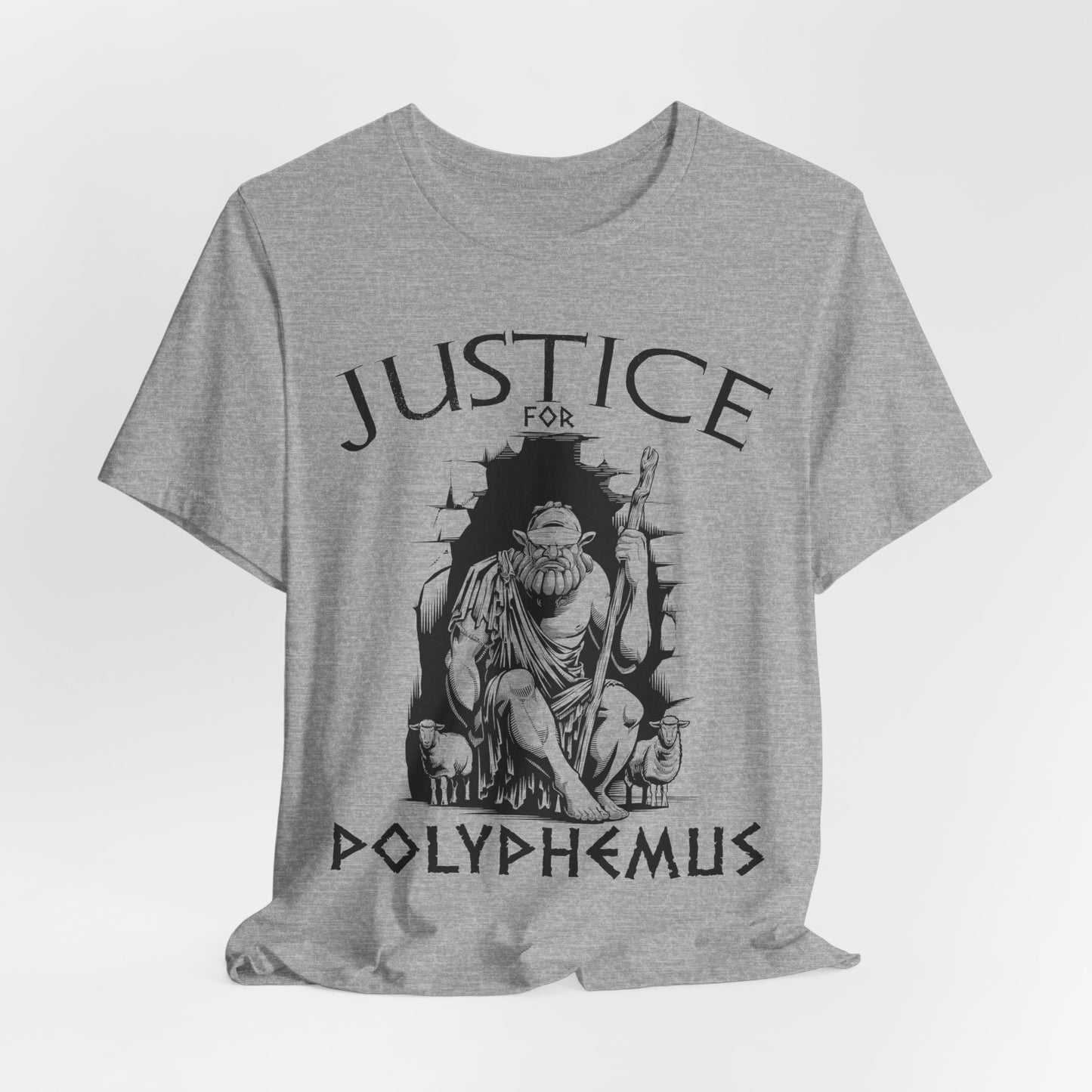 Justice For Polyphemus - The Odyssey - Funny Greek Mythology T-Shirt