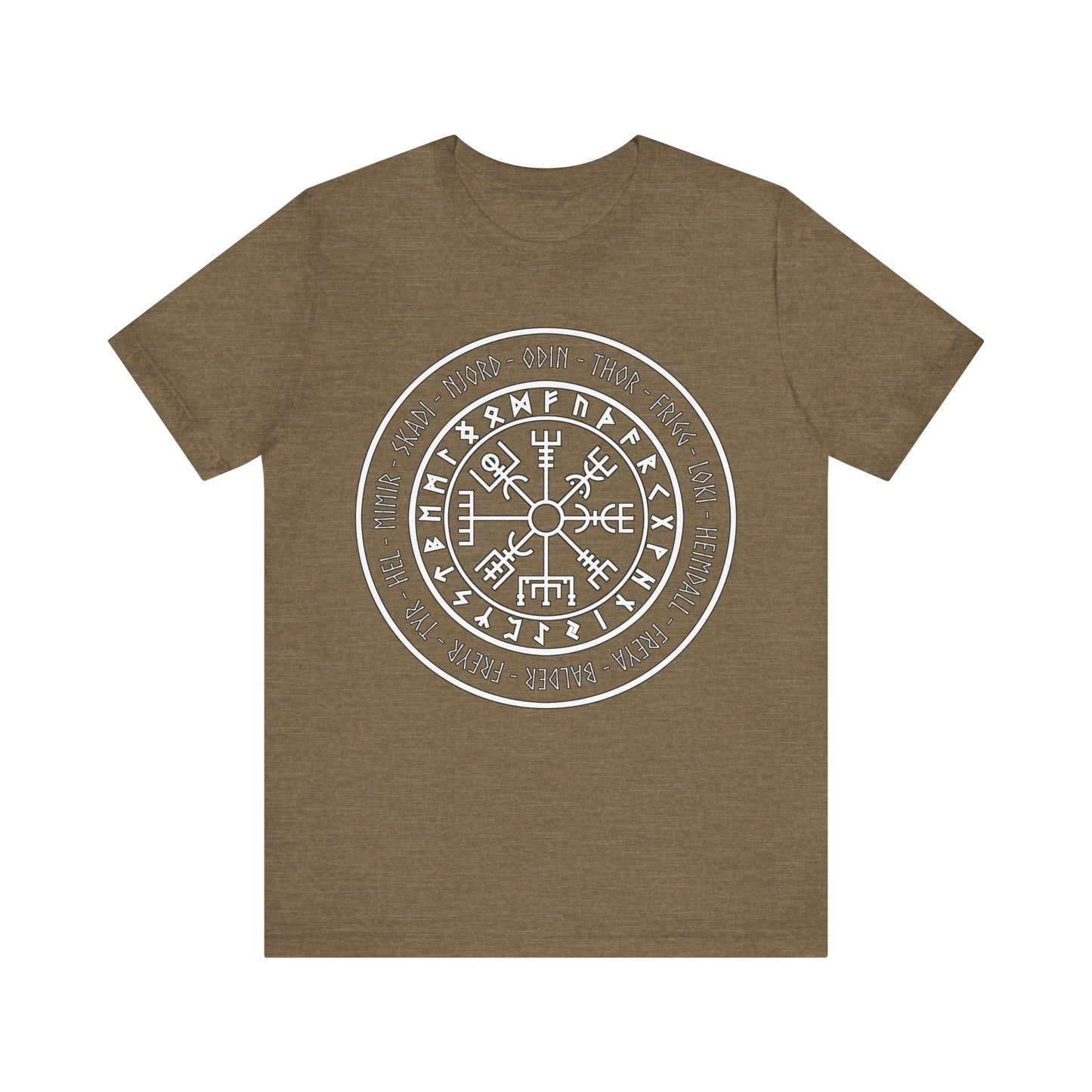 Viking Gods and Goddesses Vegvisir Symbol T-Shirt