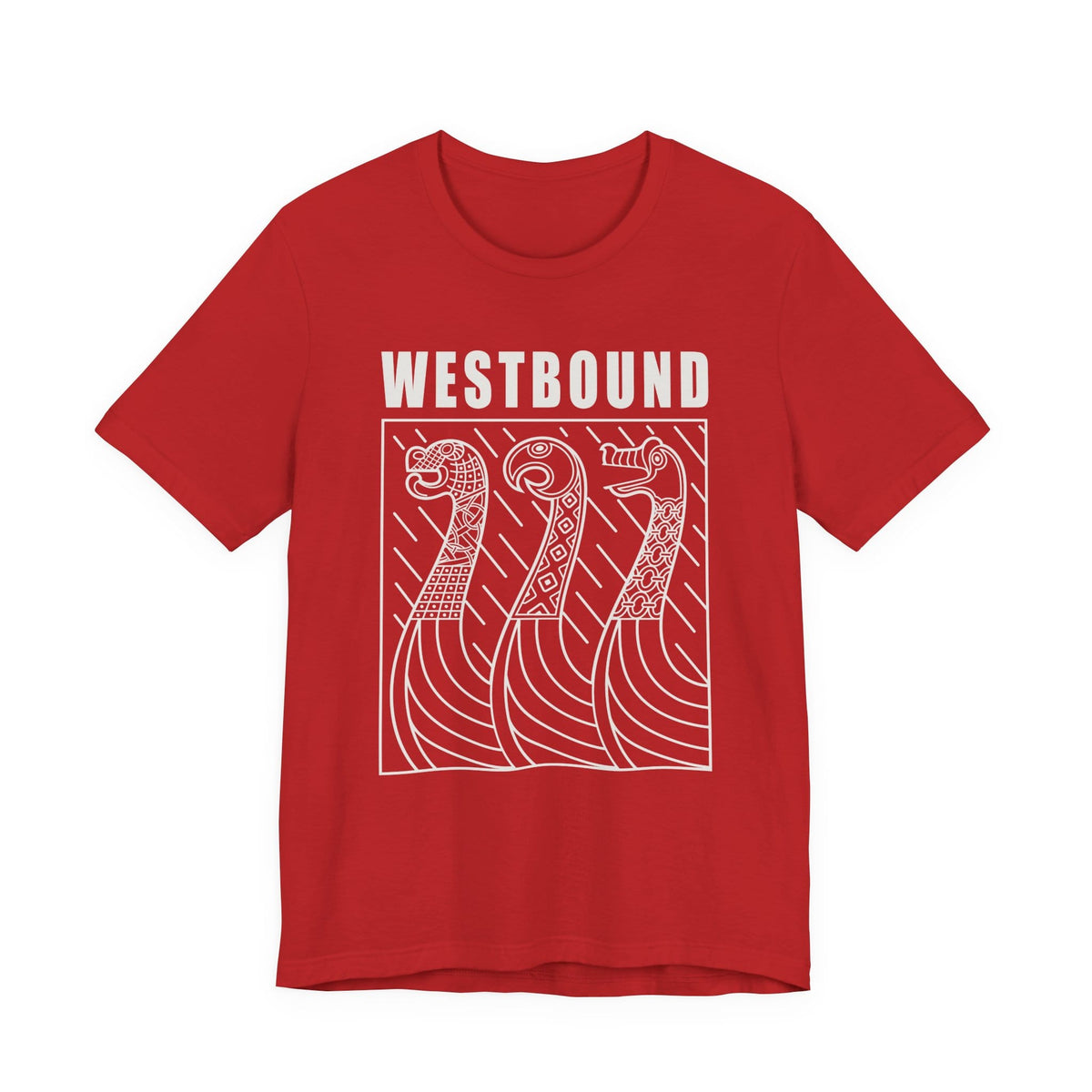 Red / S Westbound Viking Drakkars T-Shirt