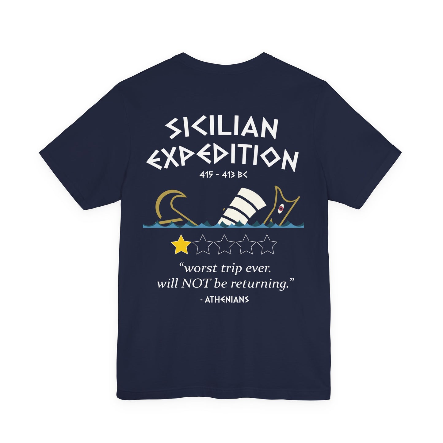 Athens Sicilian Expedition Double Sided T-Shirt