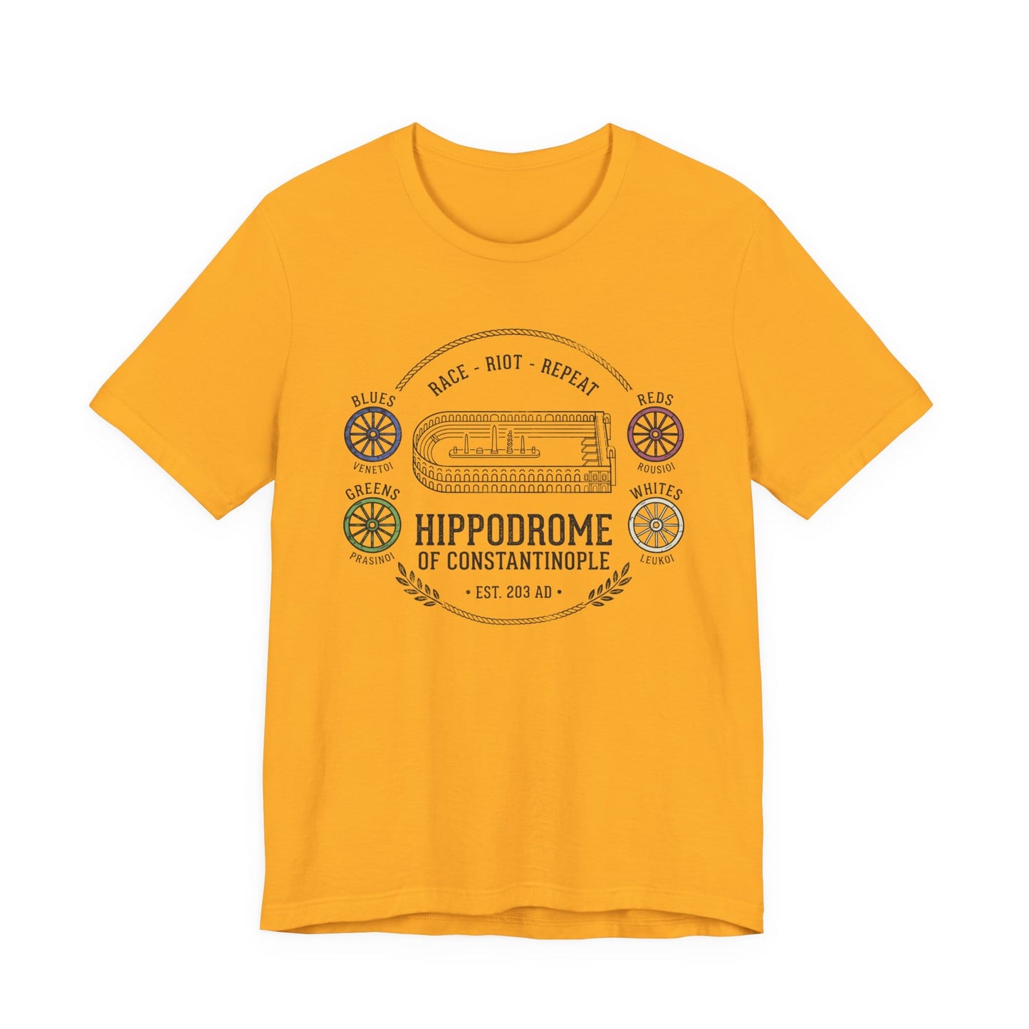 Hippodrome of Constantinople Chariot Teams T-Shirt