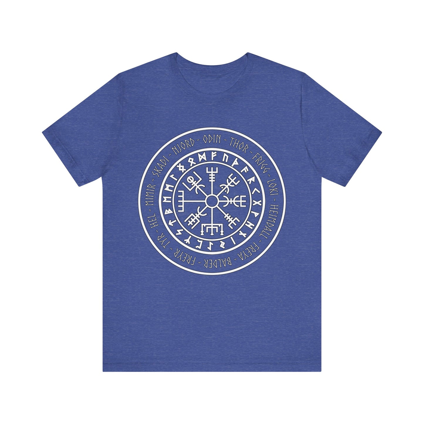 Viking Gods and Goddesses Vegvisir Symbol T-Shirt