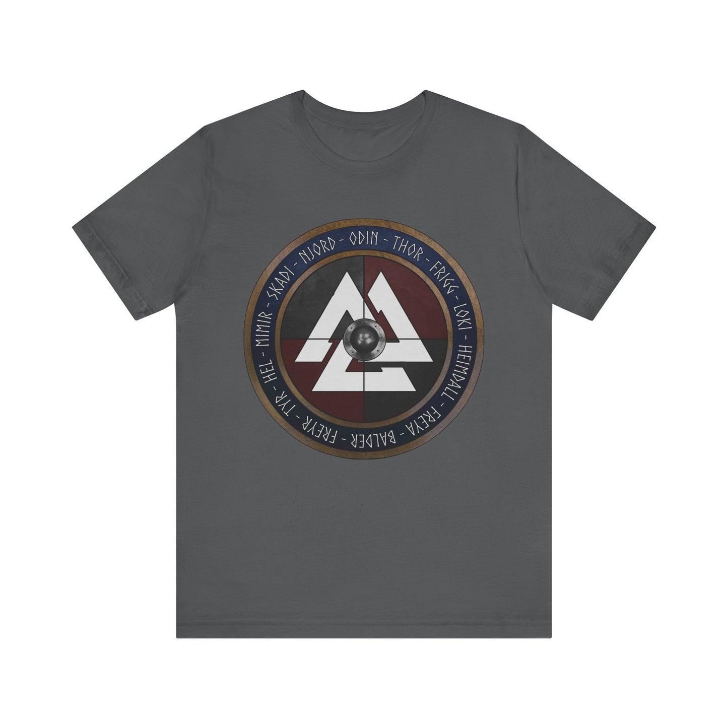 Norse Gods and Goddesses - Viking Shield T-Shirt