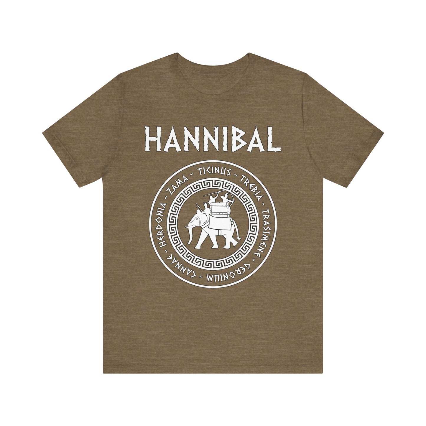 Hannibal Barca 2nd Punic War Battles War Elephant Symbol T-Shirt