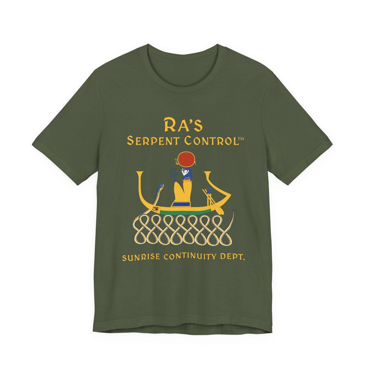 Military Green / S Ra's Serpent Control Apophis T-Shirt