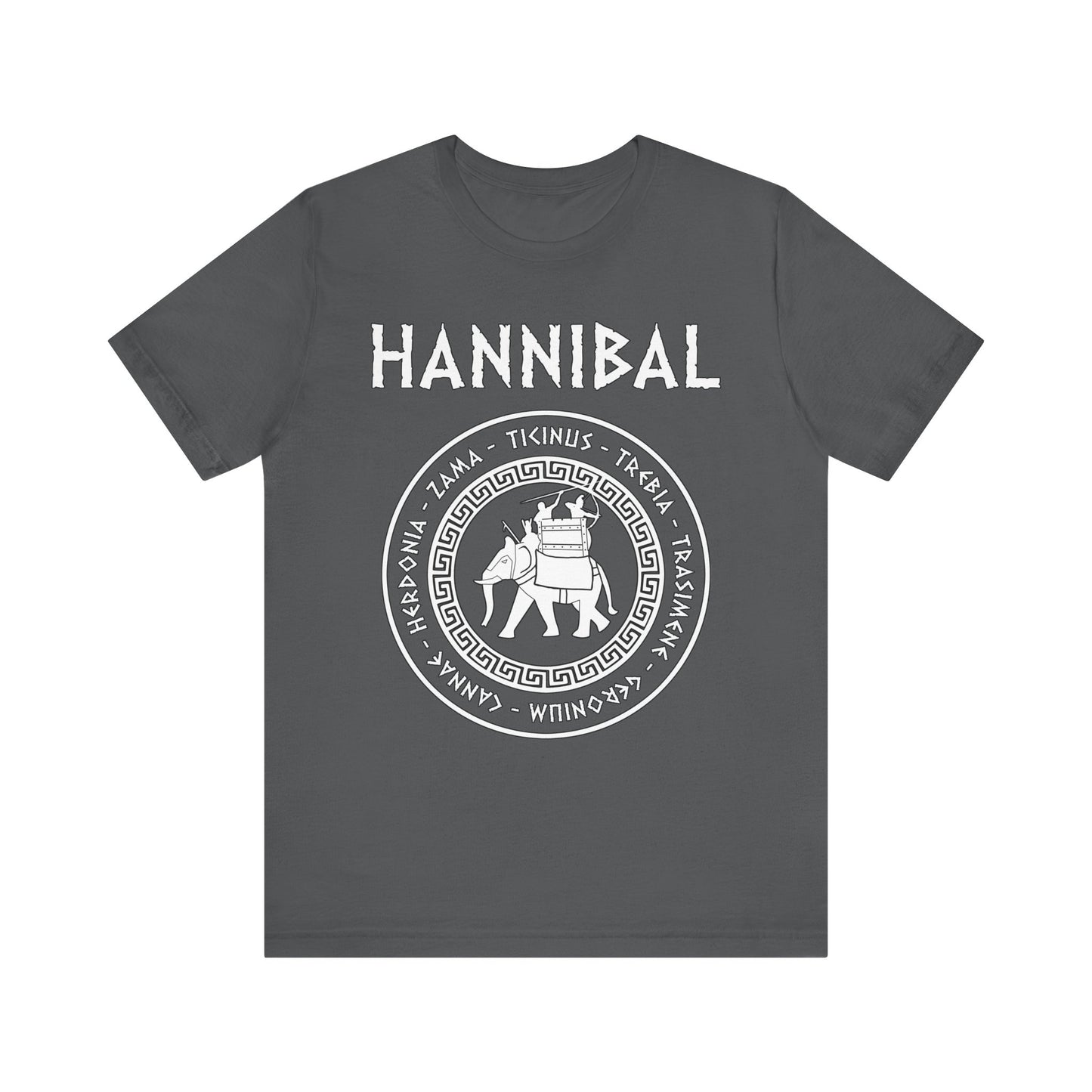 Hannibal Barca 2nd Punic War Battles War Elephant Symbol T-Shirt