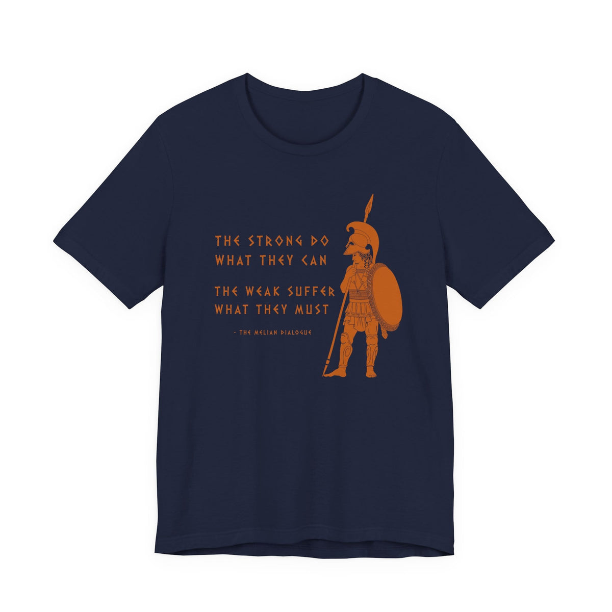 Navy / S Melian Dialogue - Peloponnesian War T-Shirt