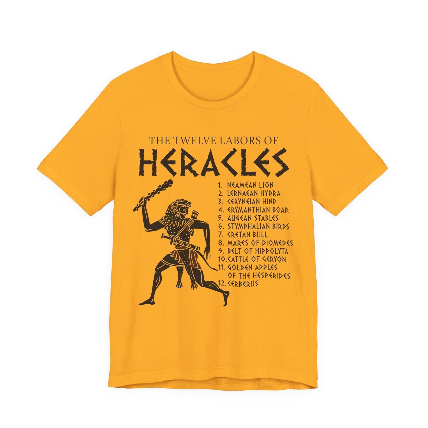 Heracles 12 Labors Greek Mythology T-Shirt