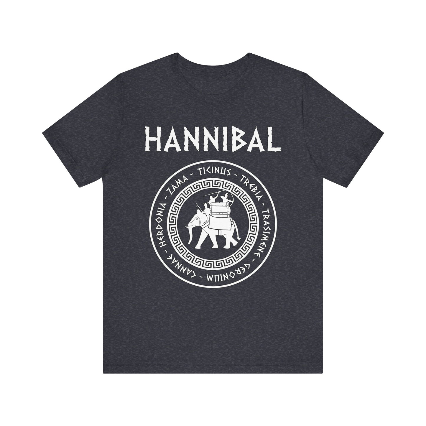 Hannibal Barca 2nd Punic War Battles War Elephant Symbol T-Shirt