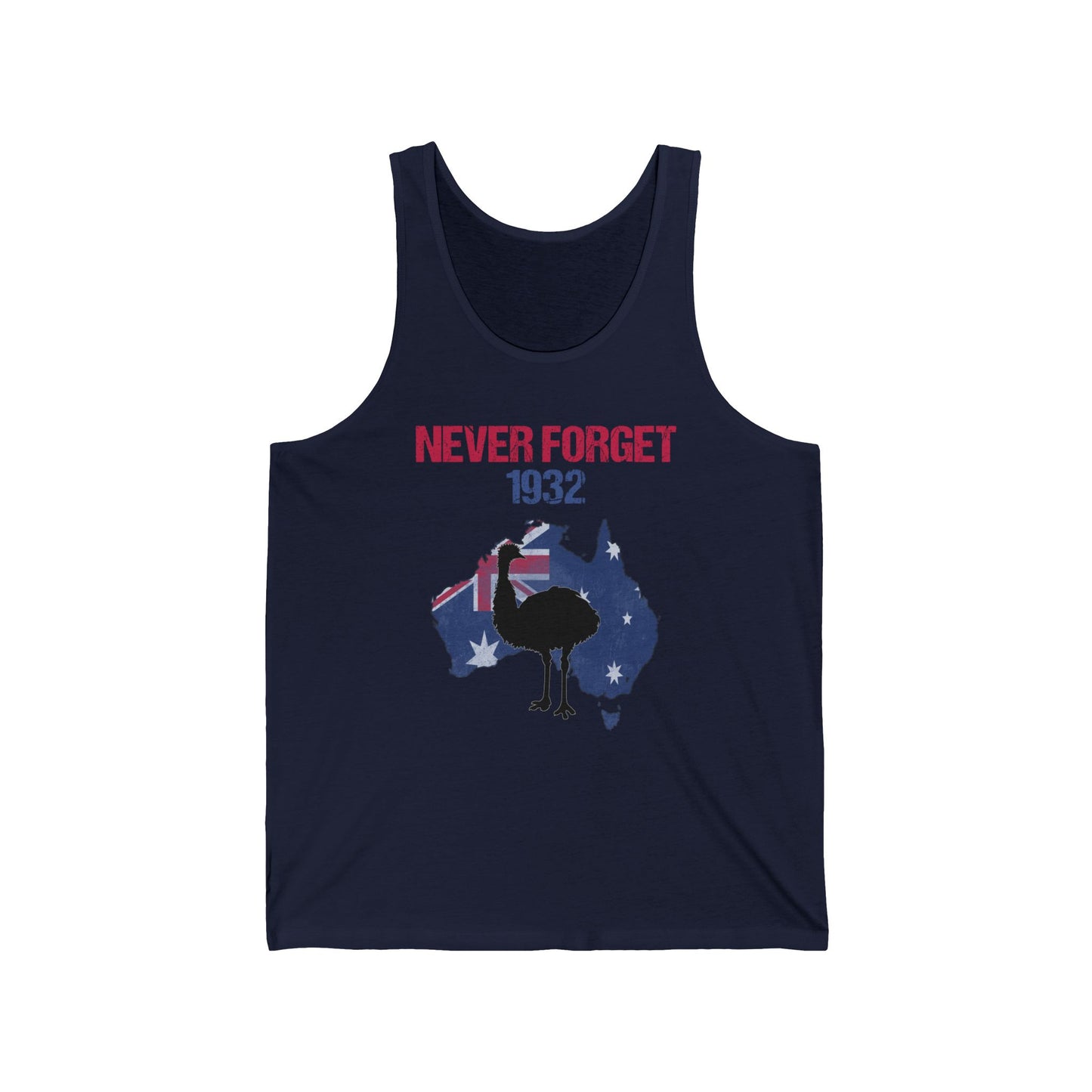 Emu War Never Forget Tank Top