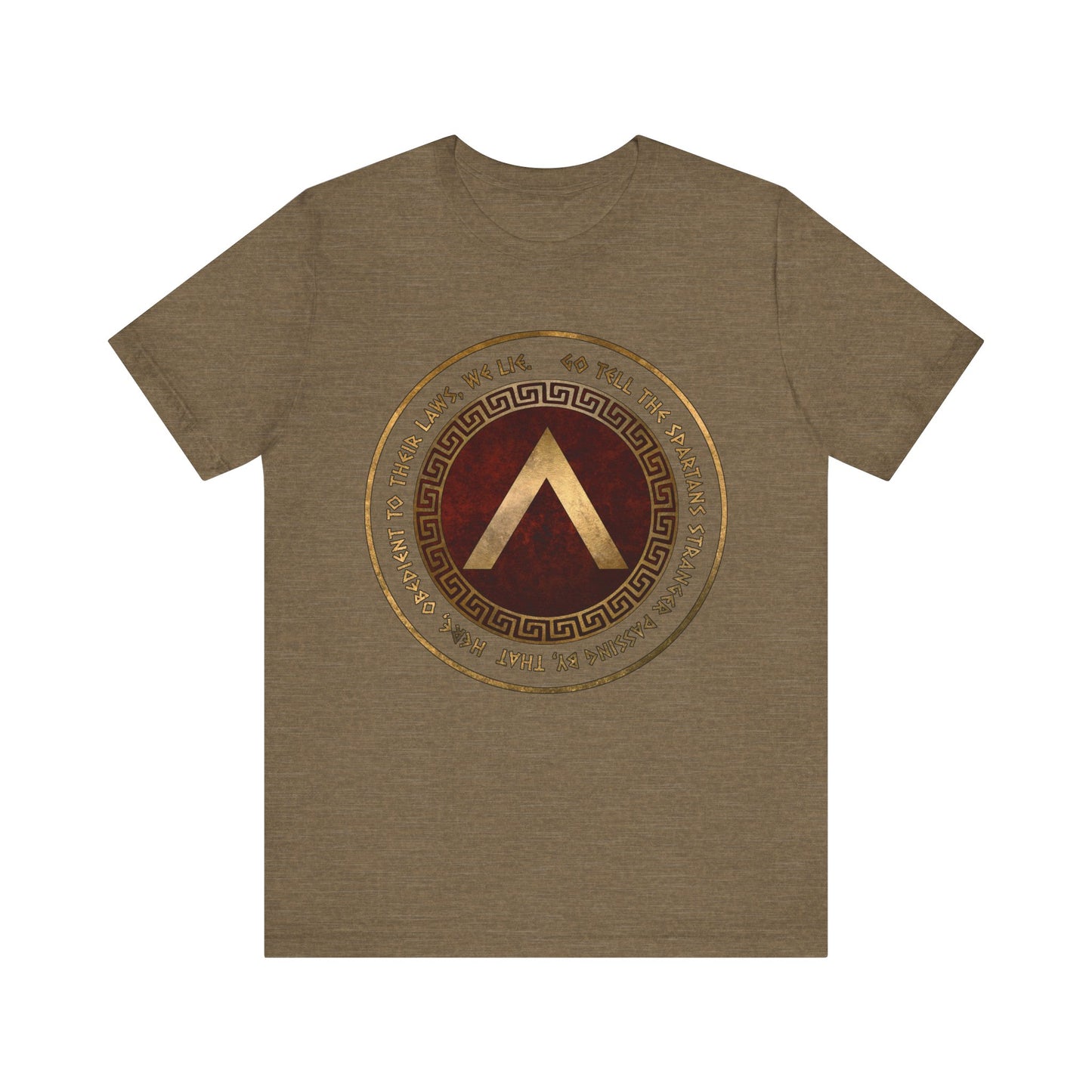 Sparta Battle of Thermopylae Epitaph T-Shirt