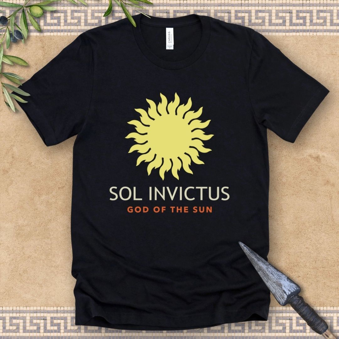 Sol Invictus - God of the Sun - Ancient Roman God Sun T-Shirt