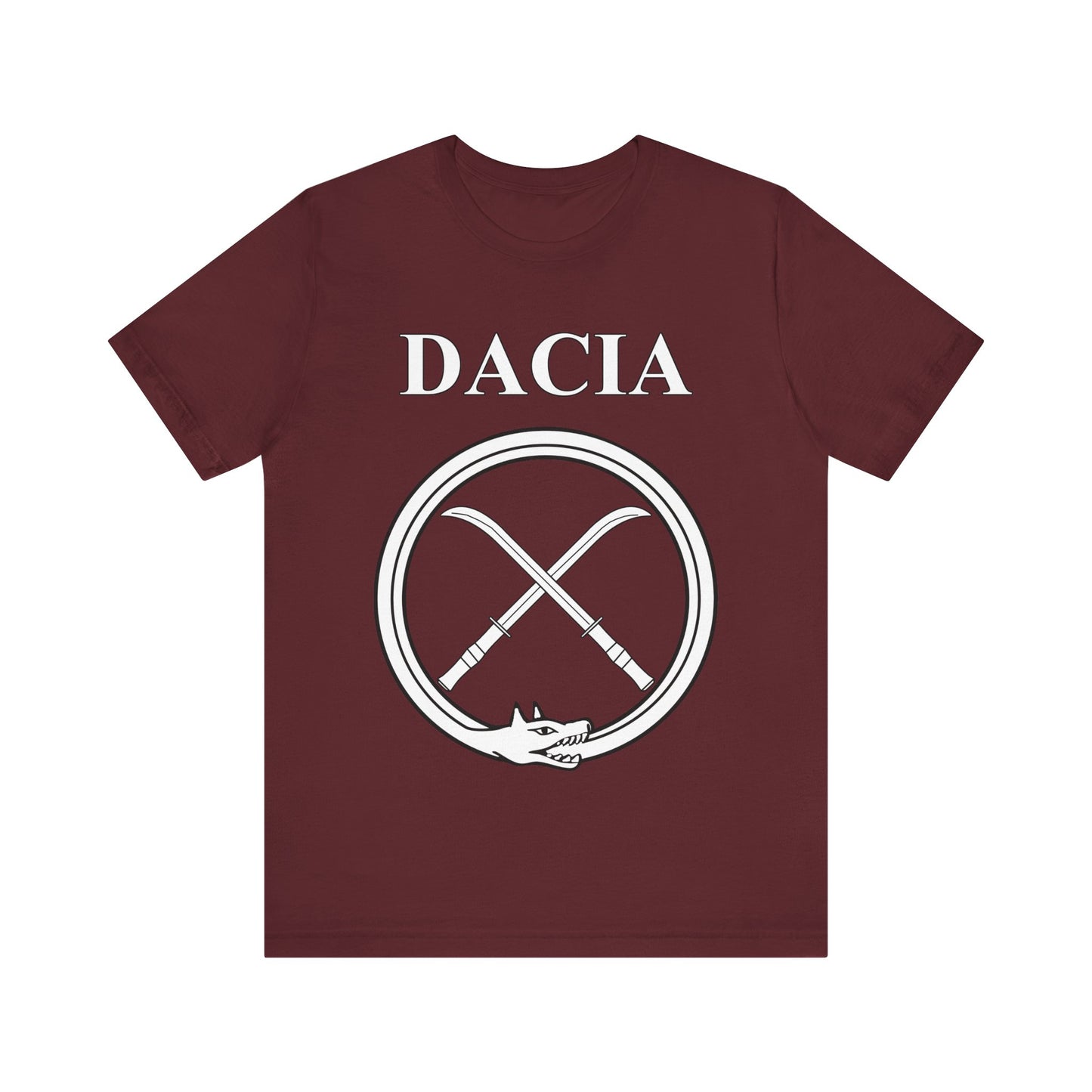 Dacia Ancient Dacian Draco and Falx Symbol T-Shirt