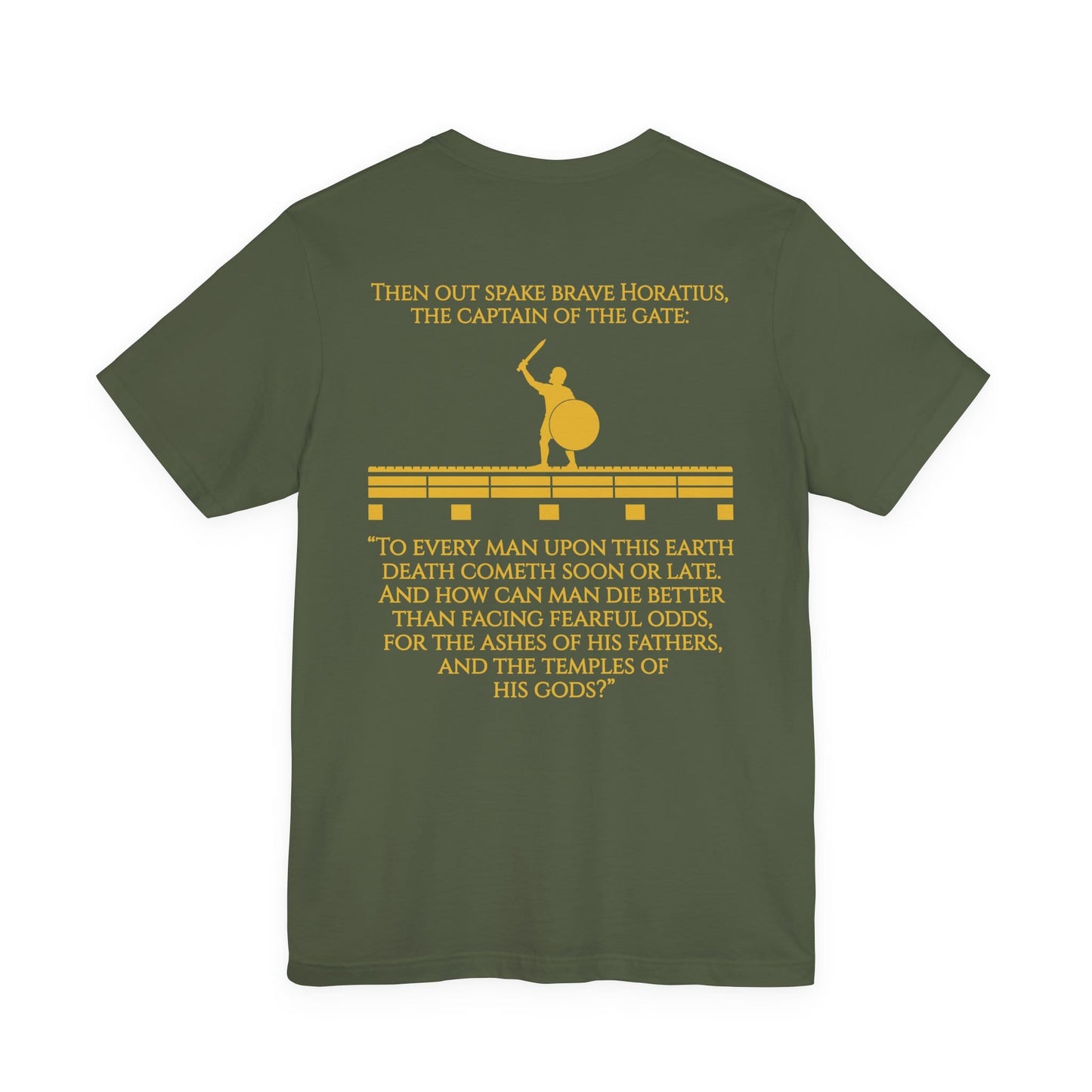 Horatius at the Bridge Double Sided T-Shirt