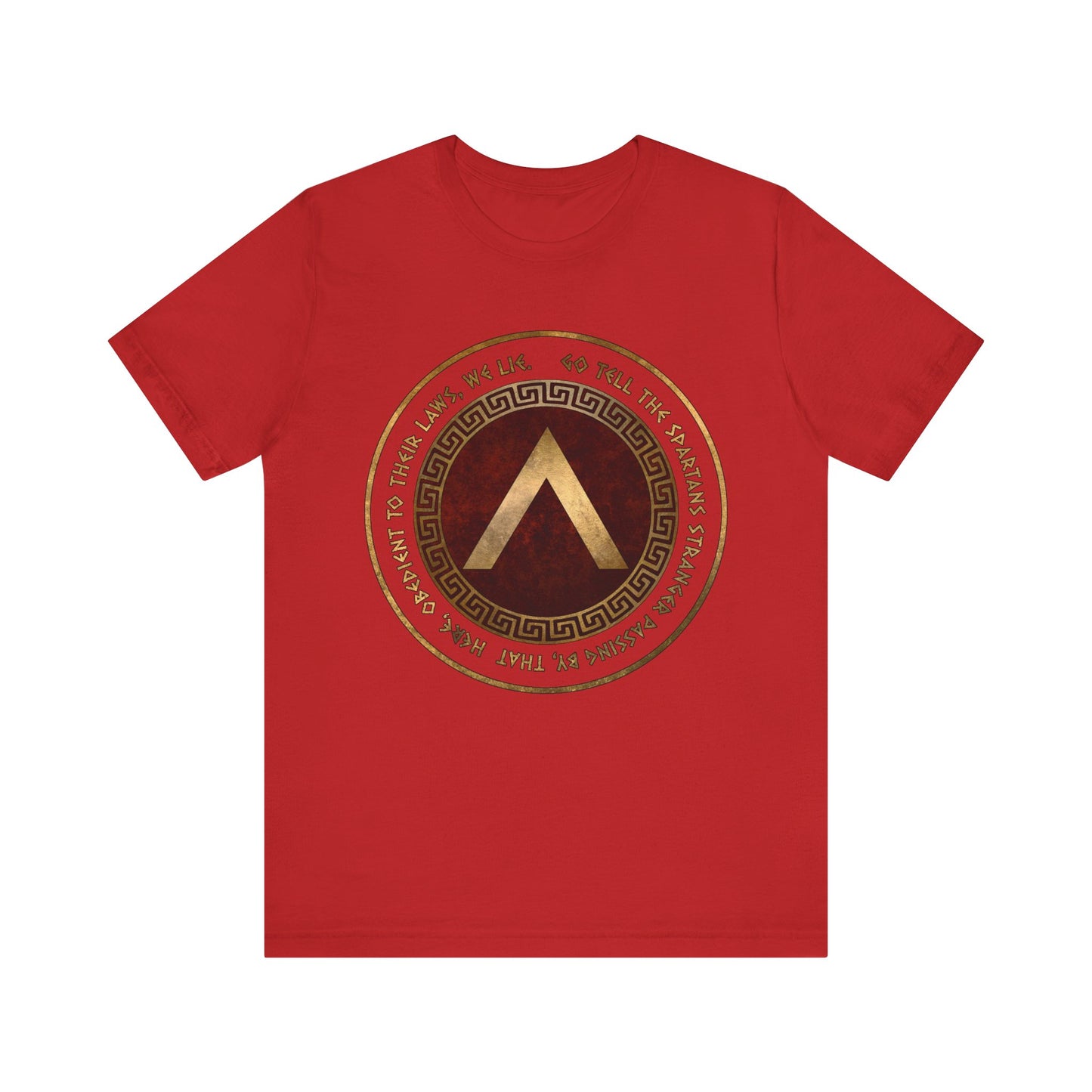Sparta Battle of Thermopylae Epitaph T-Shirt
