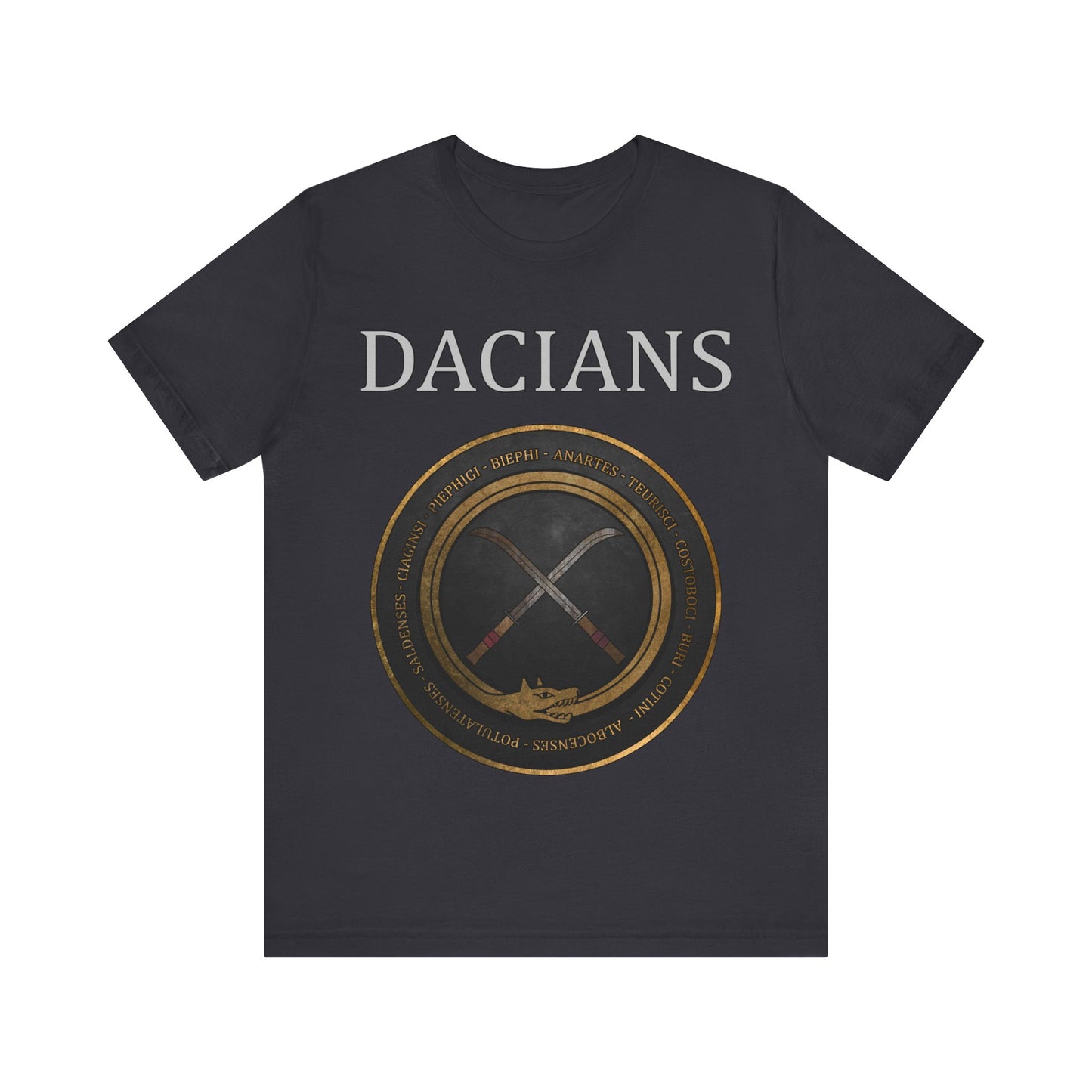 Dacia - Ancient Dacian Tribes - Draco and Falx Symbol T-Shirt
