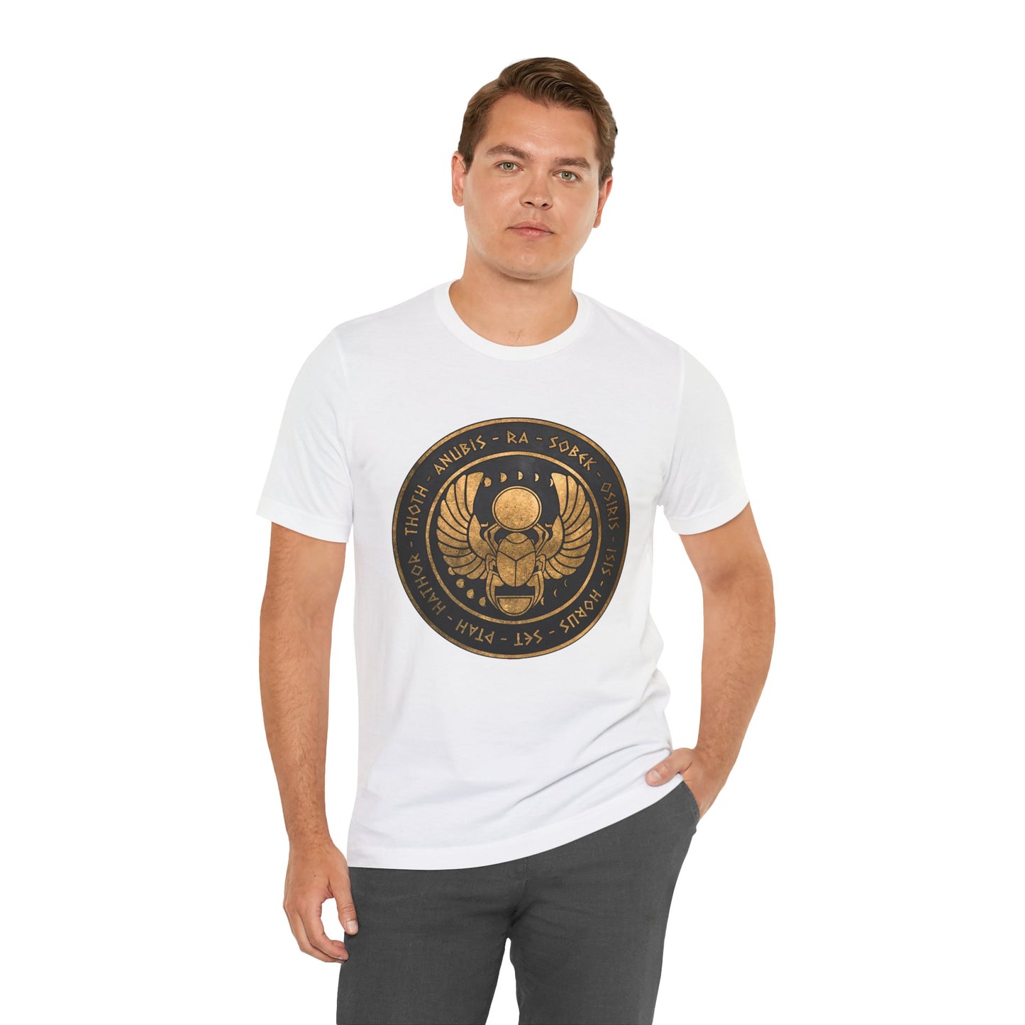 Egyptian Gods - Ancient Gods of Egypt - Khepri Beetle Symbol T-Shirt