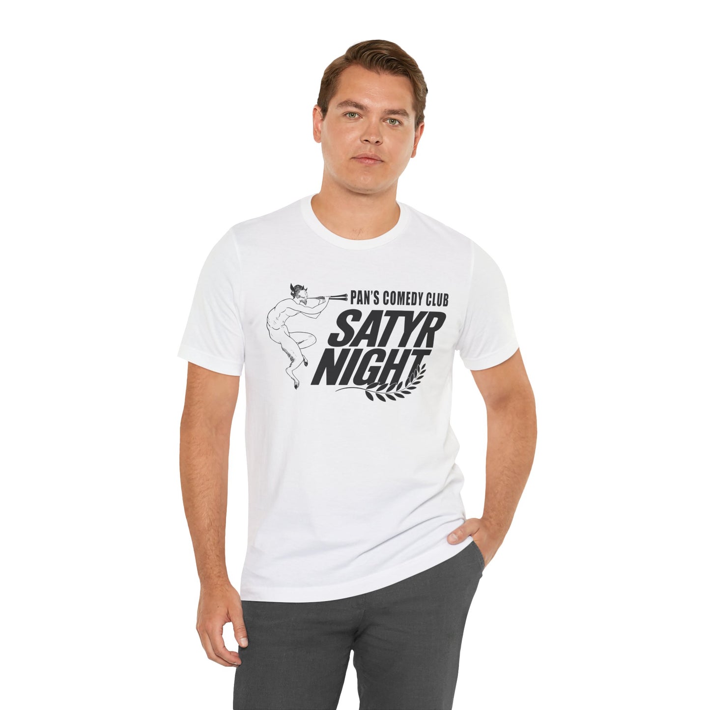Pan's Comedy Club Satire Pun - Funny Greek Mythology T-Shirt