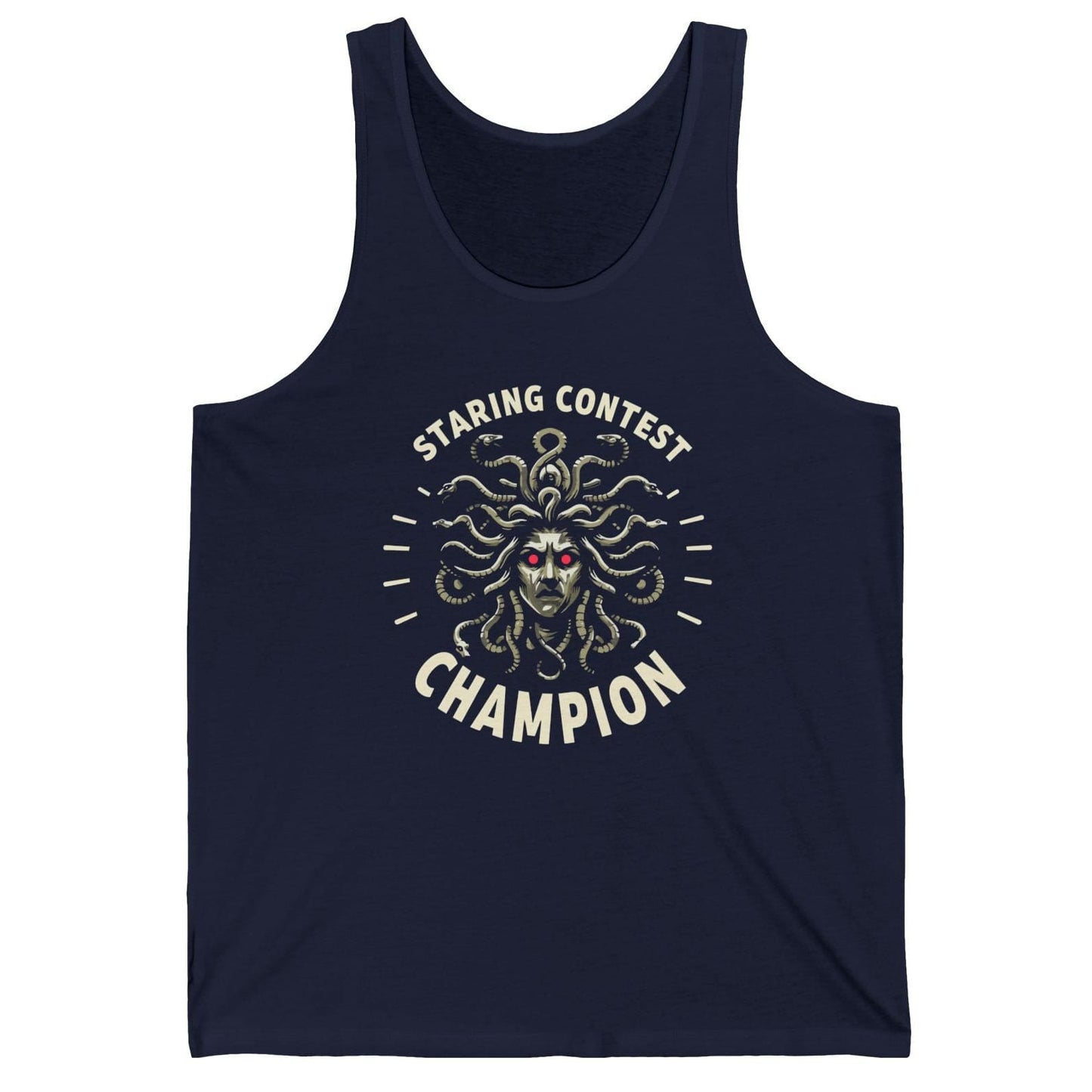 Staring Contest Champion Medusa Tank Top