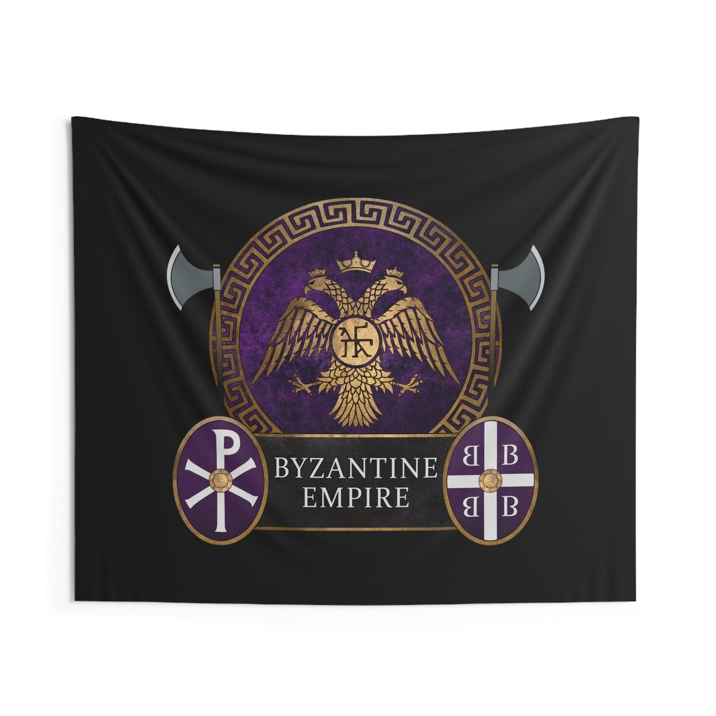 60" × 50" Byzantine Empire - Byzantine Army Indoor Wall Tapestry 60" x 50"