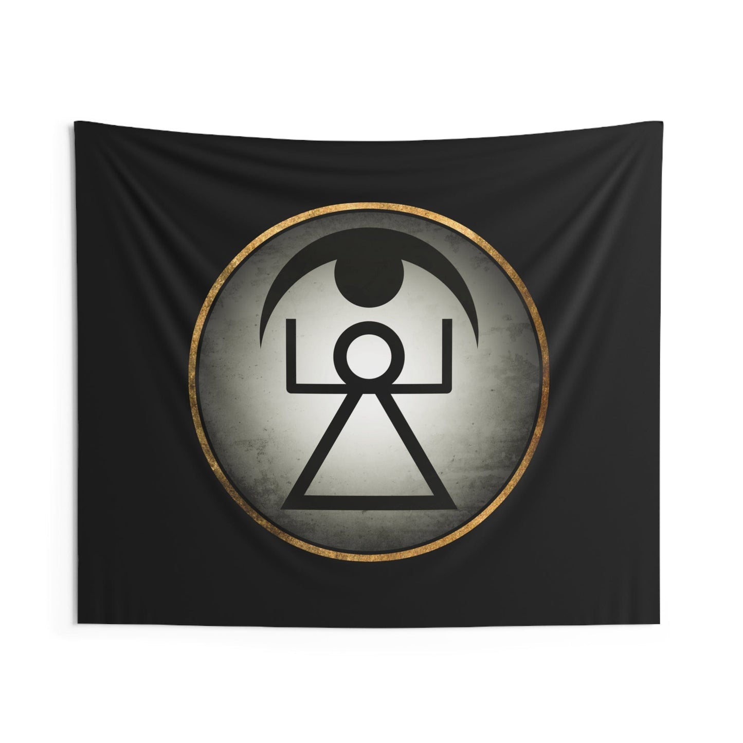 60" × 50" Carthage Carthaginian Symbol of the Punic Goddess Tanit Indoor Wall Tapestry 60" x 50"